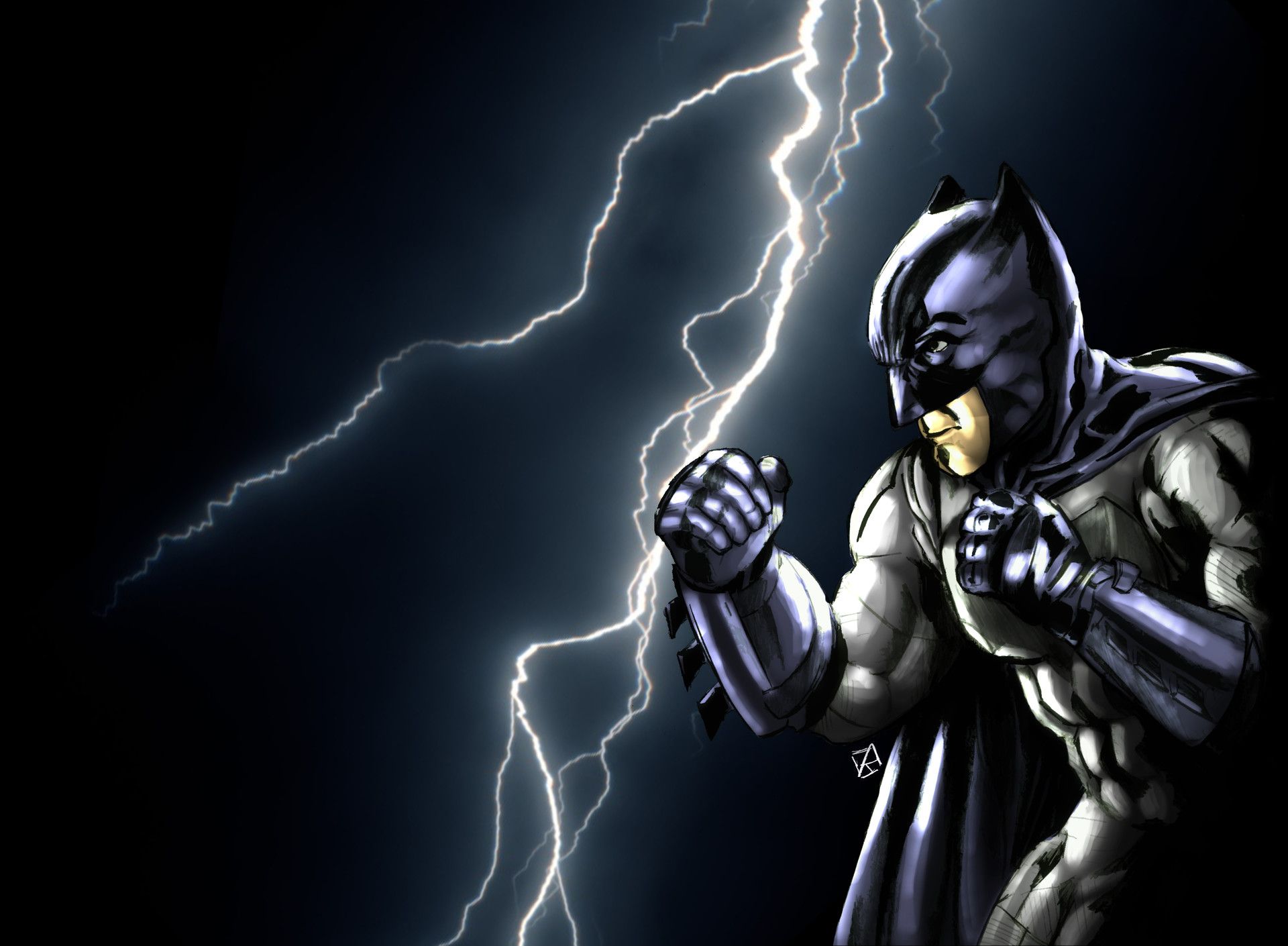 Justice League Batman Fan Art, Rafael Danesin