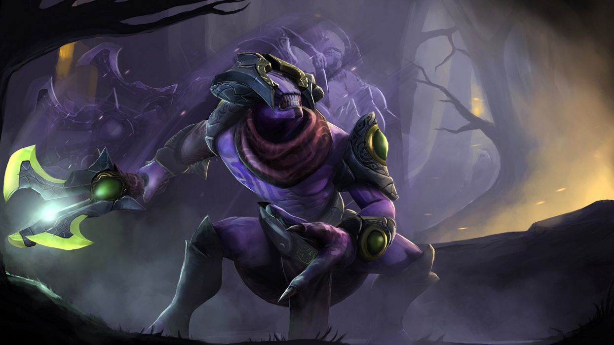 DOTA 2 Faceless Void Monster Games Fantasy artwork warrior