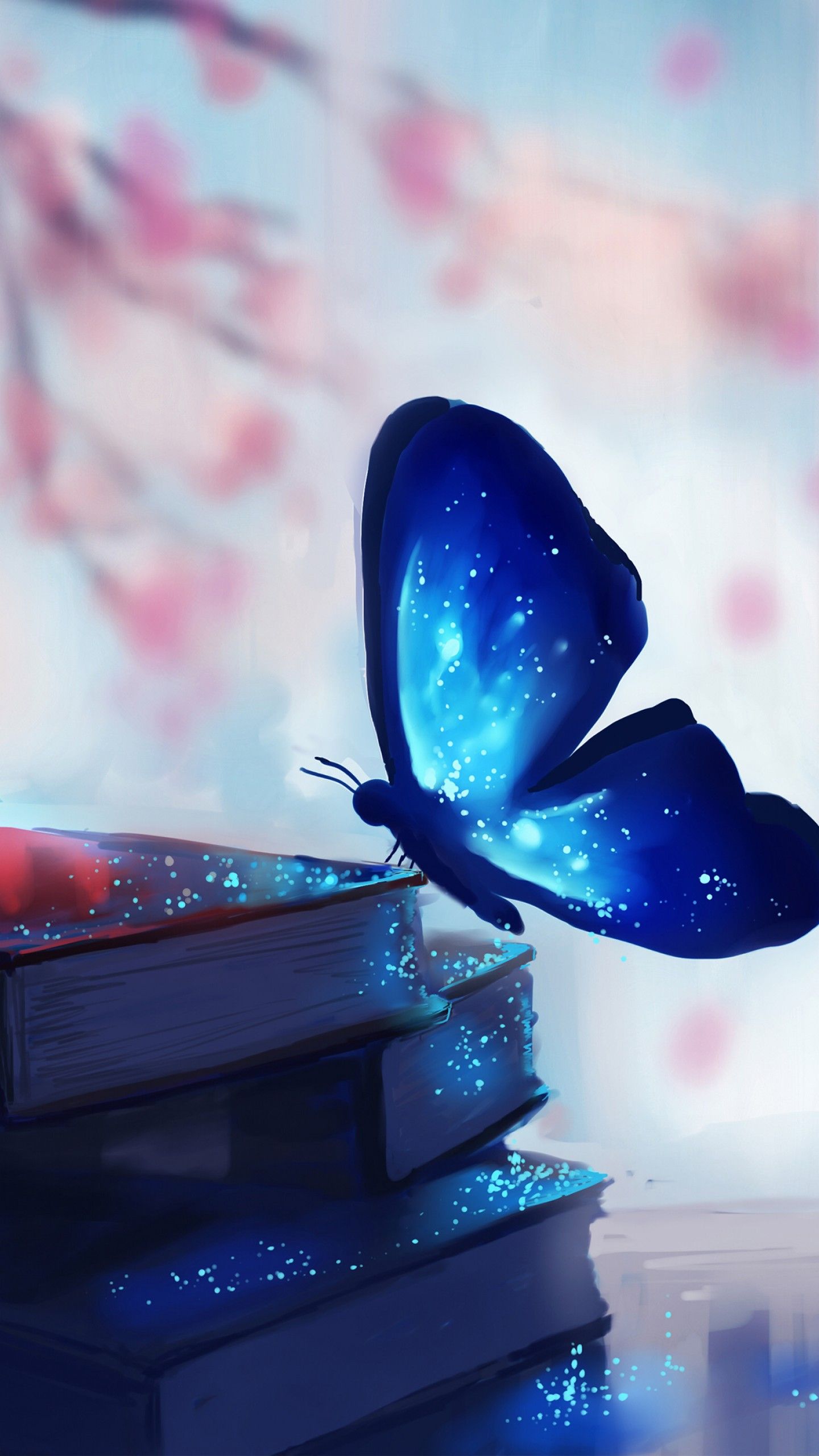 Wallpaper Butterfly, books, magic, art, Animals