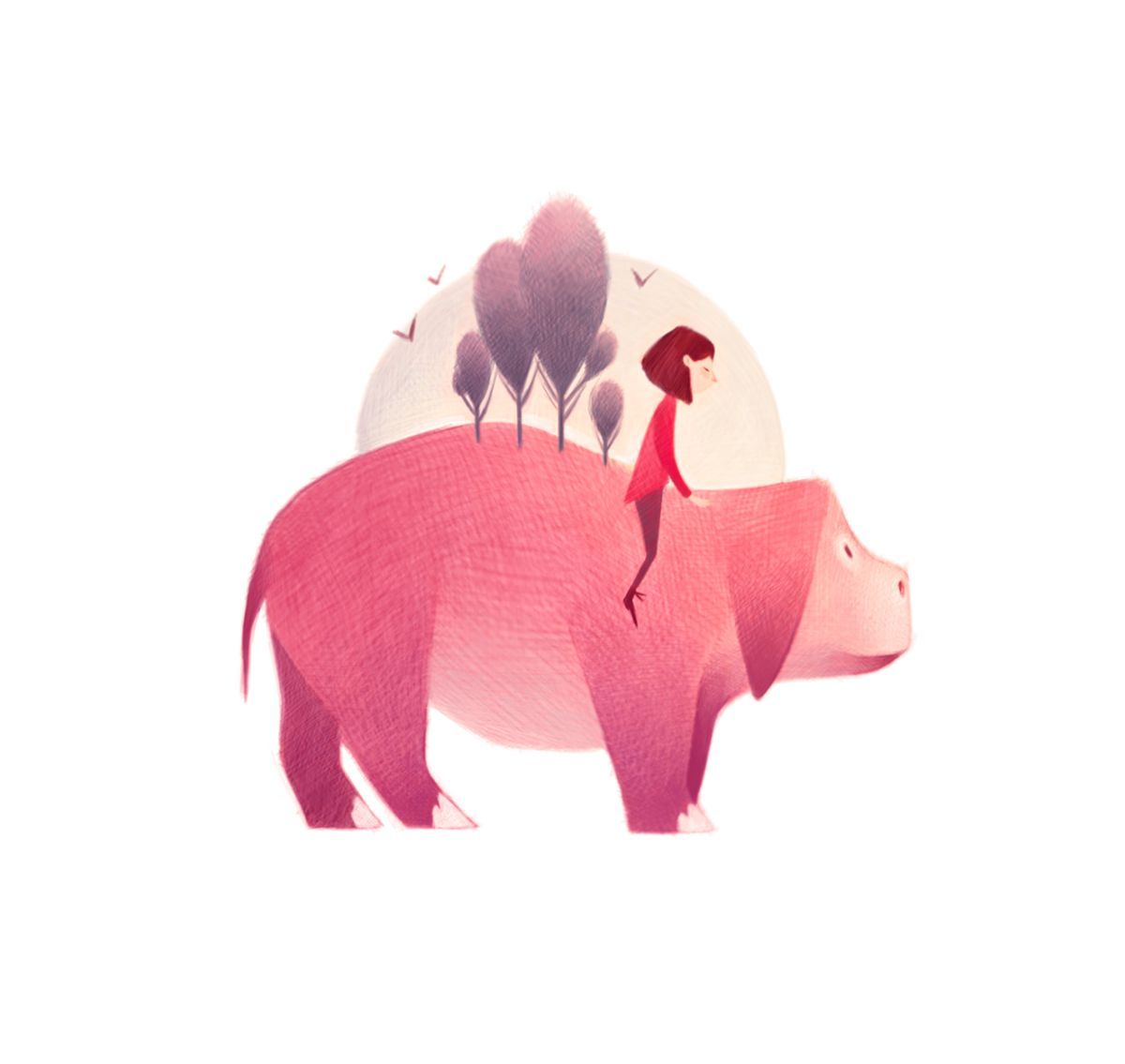 Okja fan art. Fan art, Art, Animal illustration