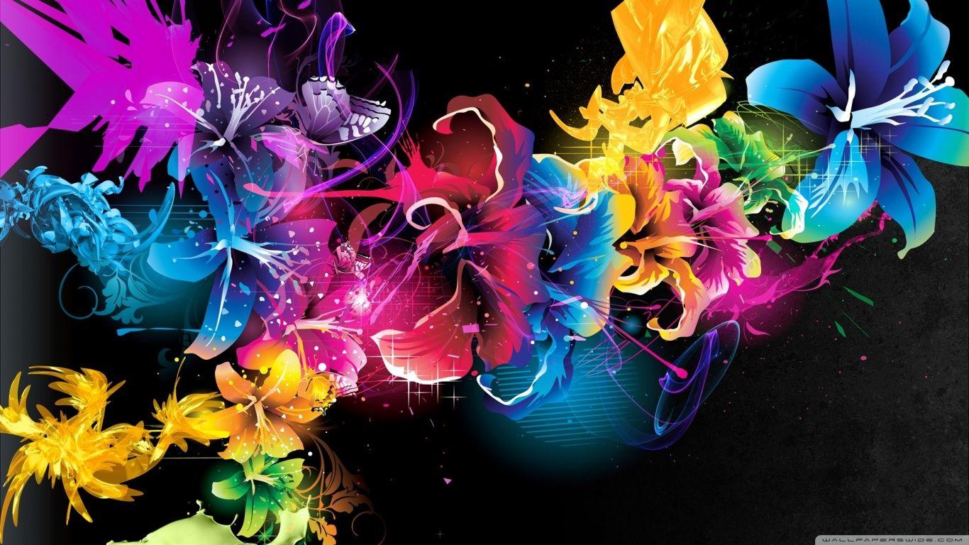 Colorful Flowers ❤ 4K HD Desktop Wallpaper for 4K Ultra HD TV