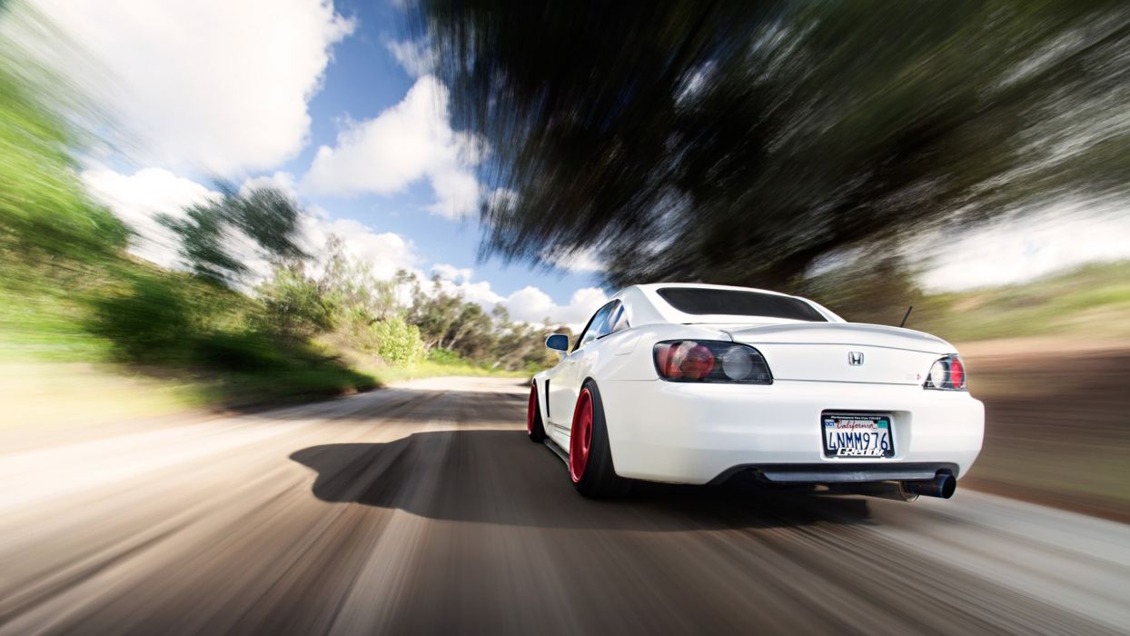 Cars roads Honda S2000 white cars stance wallpaperx1080