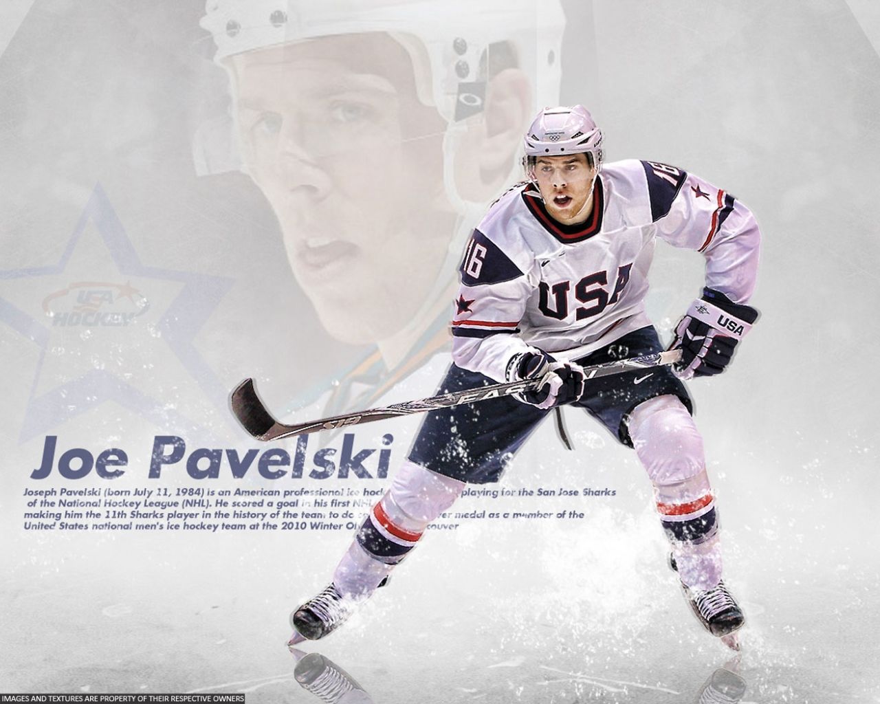 Free download NHL Wallpaper Joe Pavelski USA Team 1680x1050