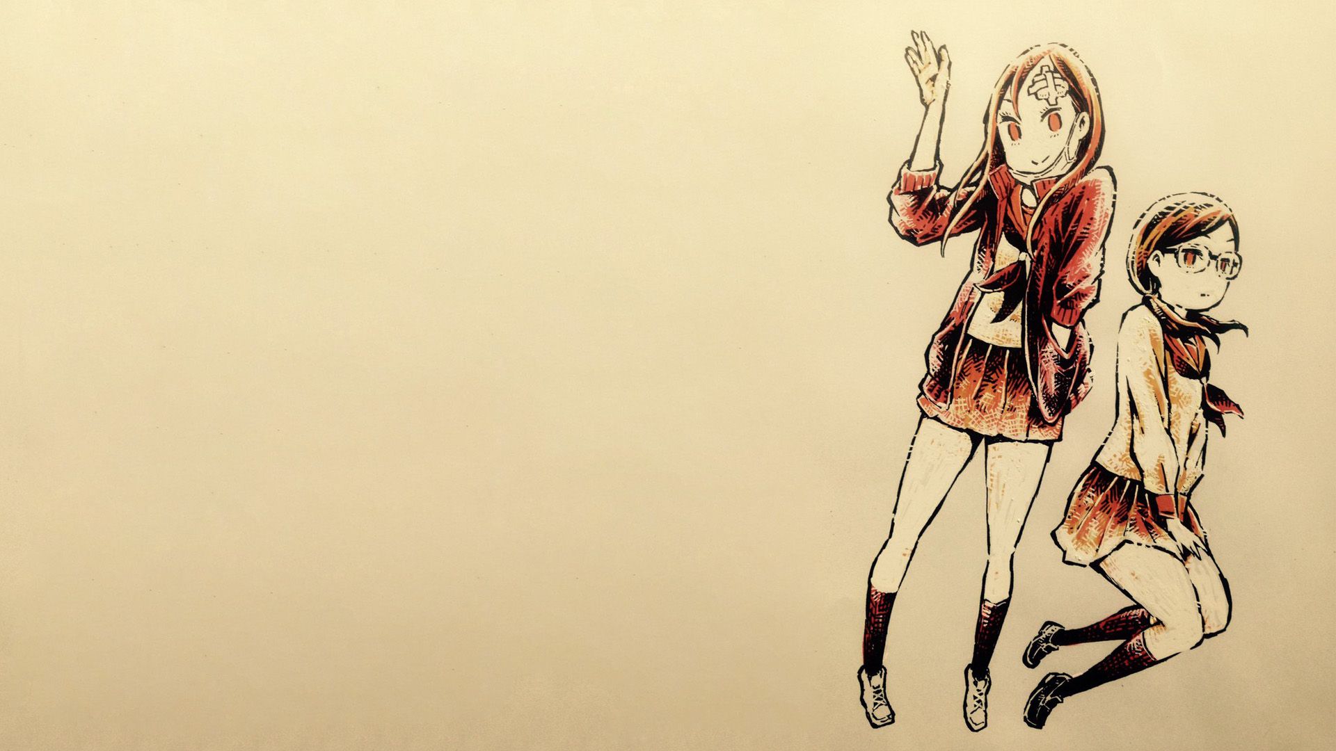 Anime Girls Drawing HD Wallpaperx1080