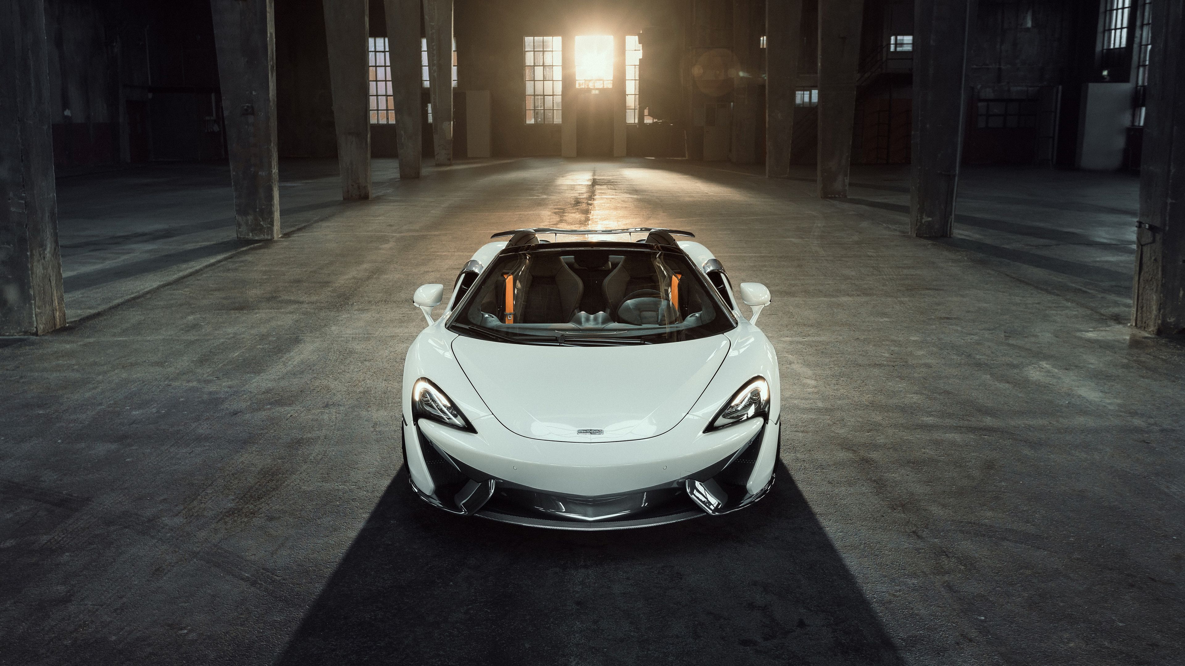 Wallpaper 4k Novitec McLaren 570S Spider 2018 Front 2018 cars