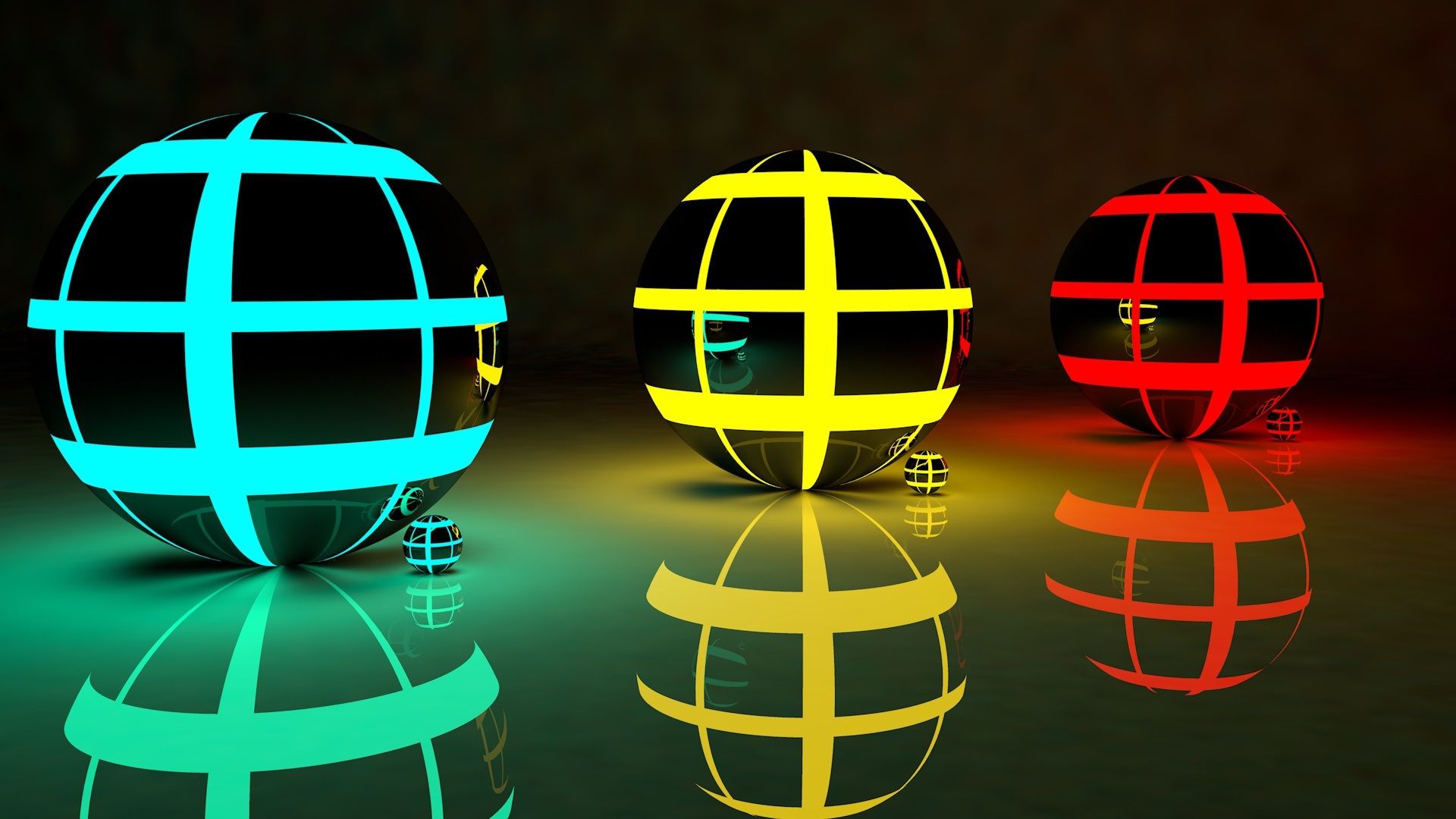 Wallpaper Abstract 3D Balls HD For Android