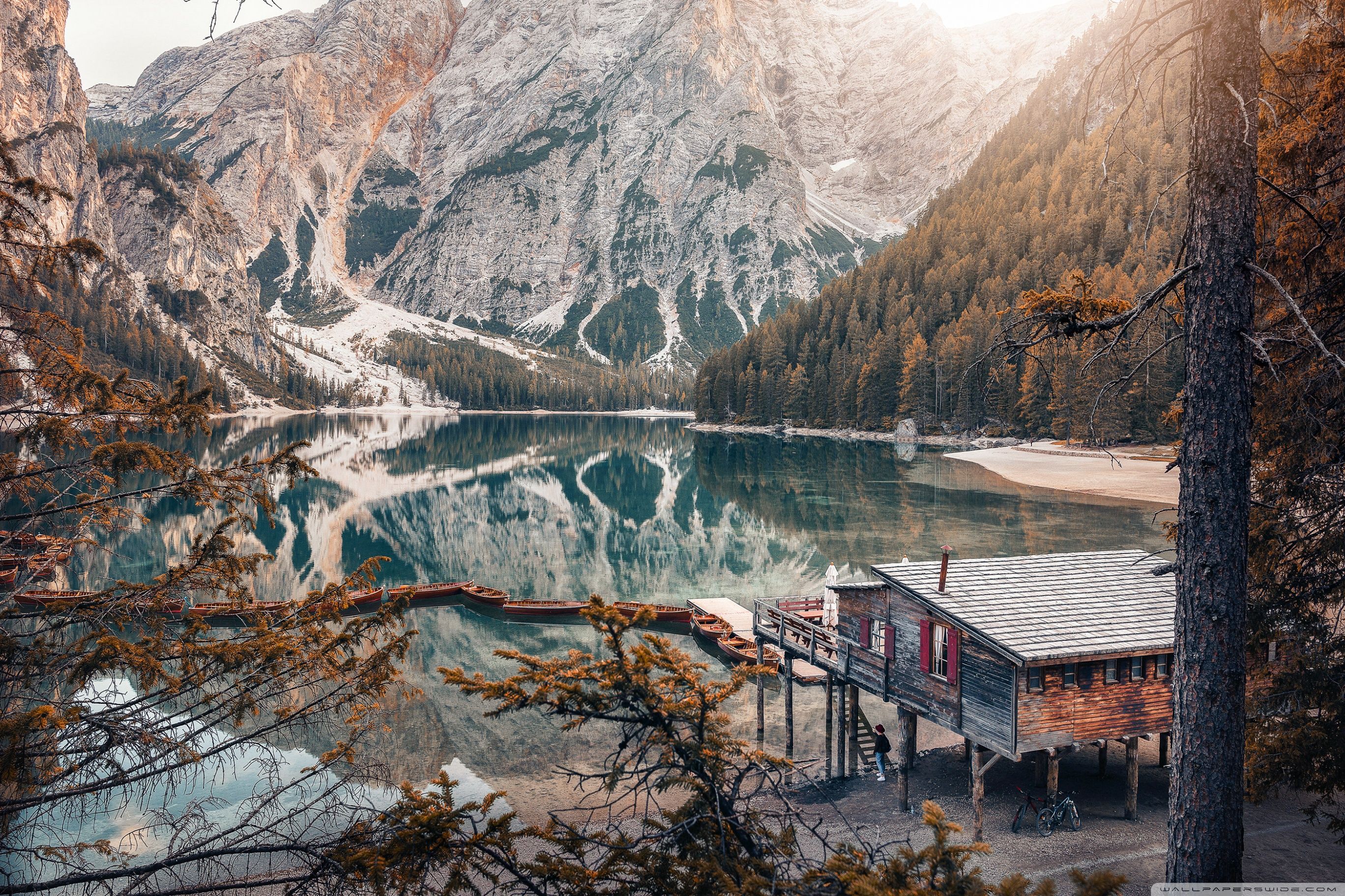 Lago Di Braies Italy Wallpapers - Wallpaper Cave