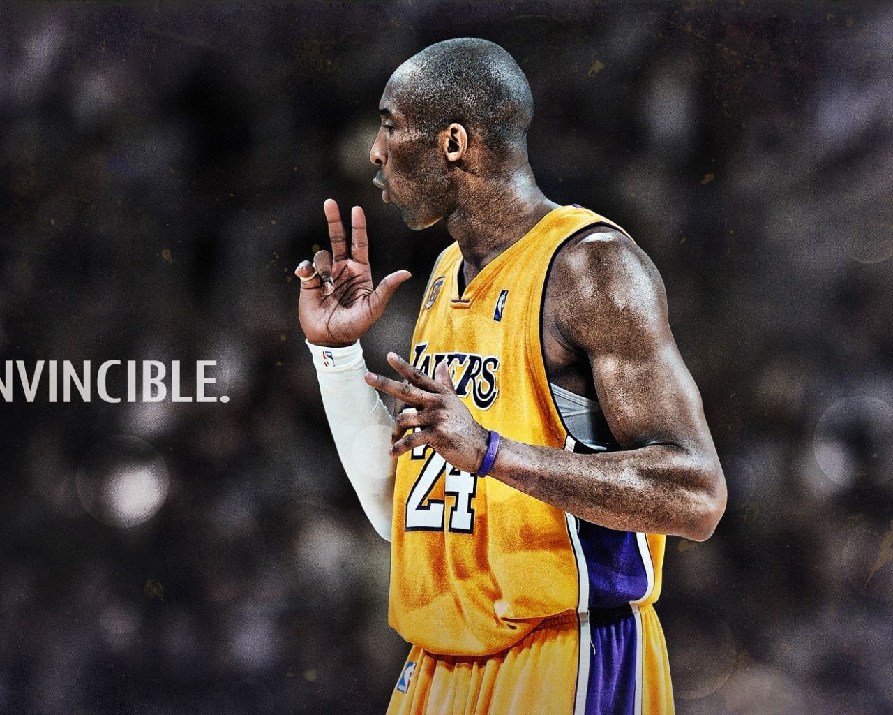 Sports Wallpaper • Kobe Bryant Invincible HD Wallpaper, Kobe