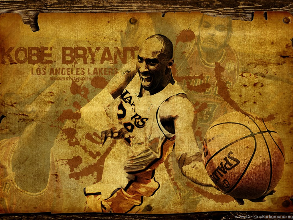 Vintage Kobe Bryant Lakers Basketball Wallpaper Streetball Desktop Background