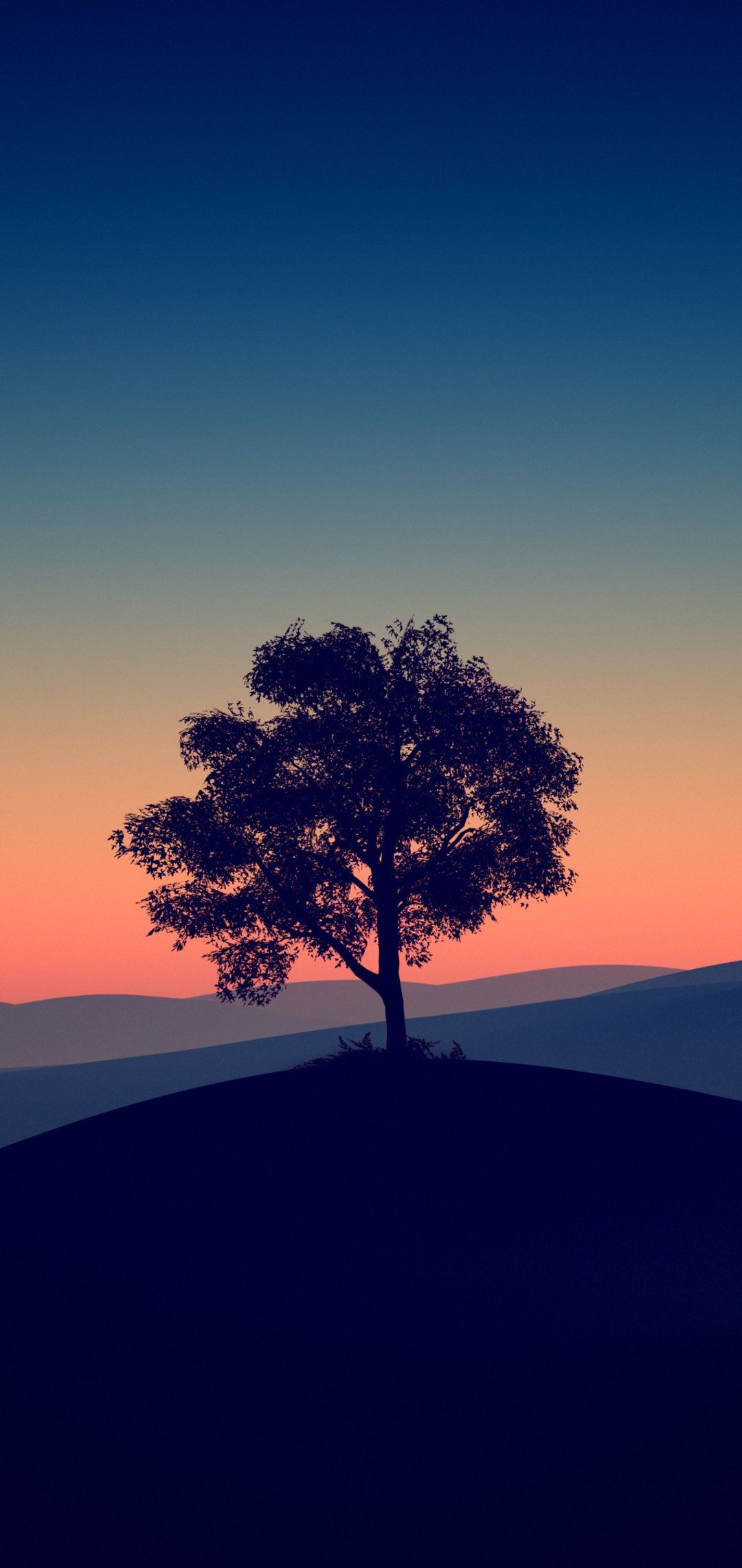 A Lone Tree on a Dark evening wallpaper in comments