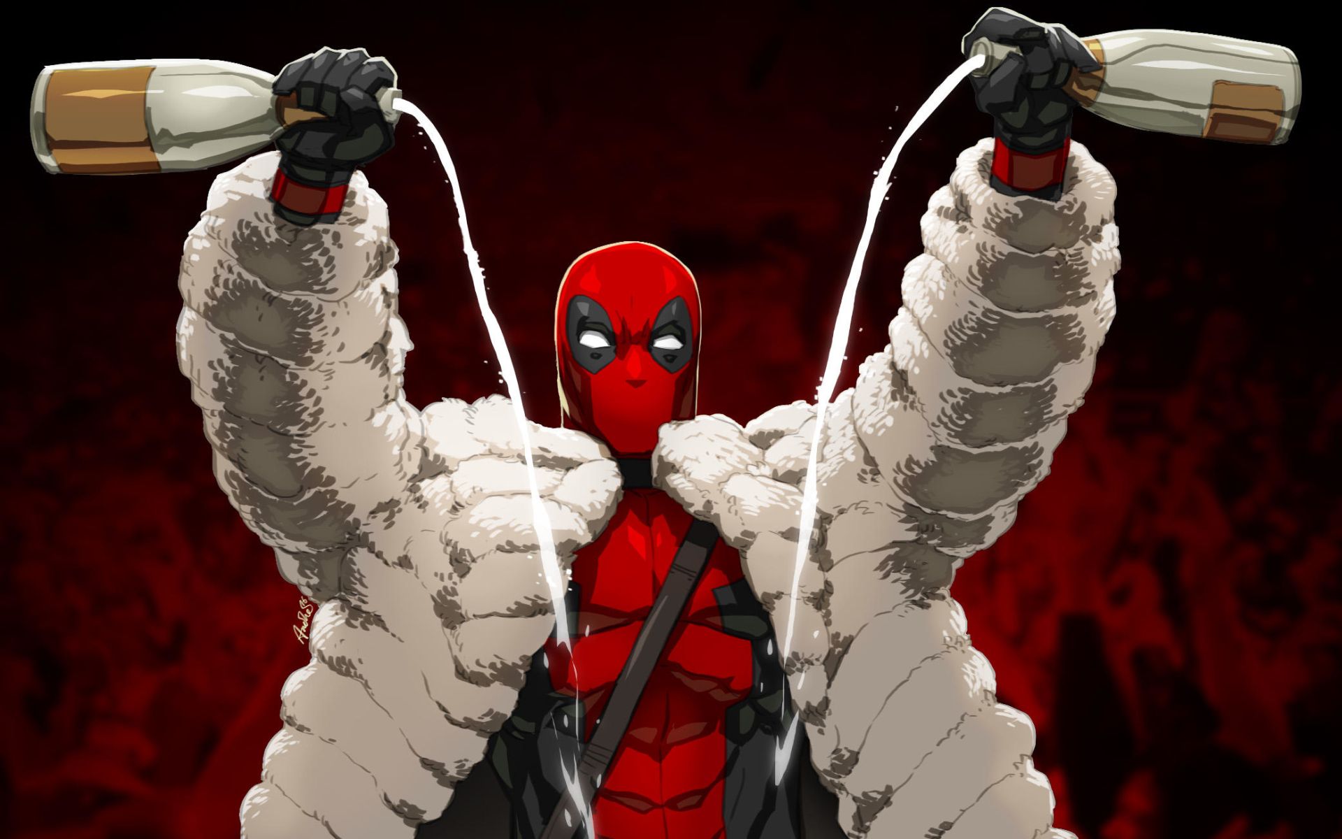 Wallpaper of Deadpool, Marvel Comics, Art background & HD image