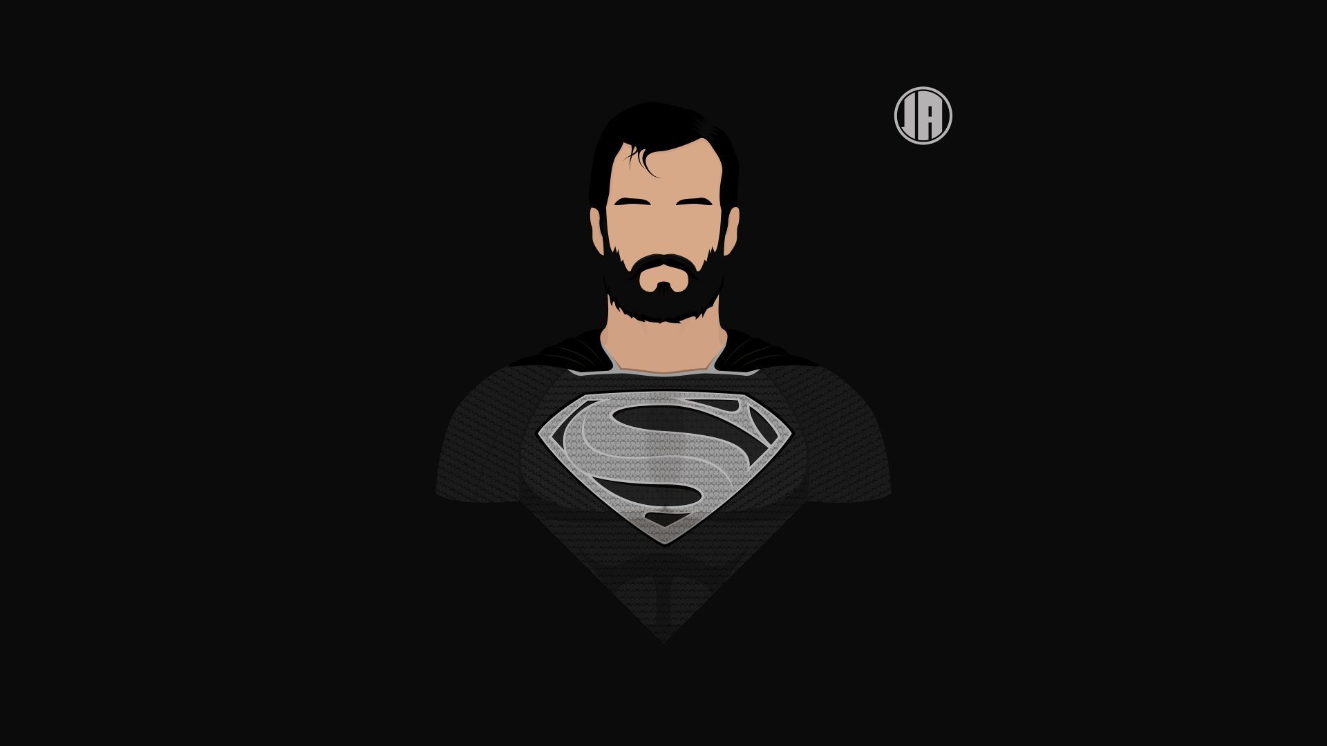 Desktop wallpaper superman, minimalism, superhero, art, HD image