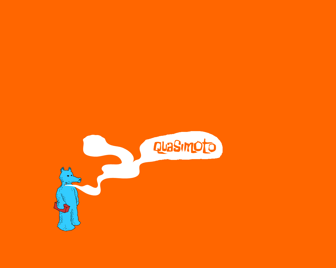 Quasimoto Orange Wallpaper