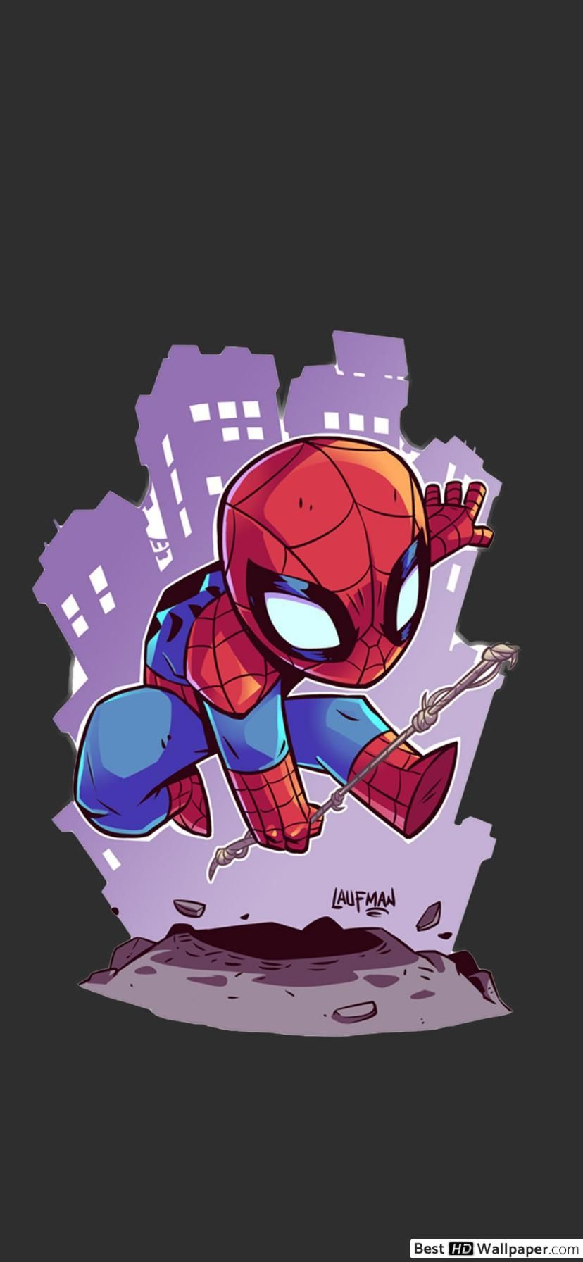 Chibi Spiderman HD wallpaper download