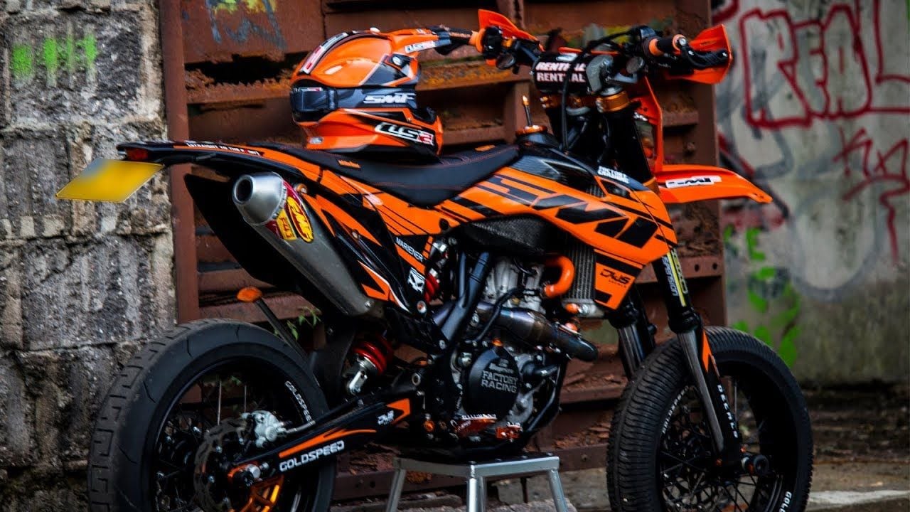 THE KTM EXC500 IS FINISHED! 10 Supermoto Build