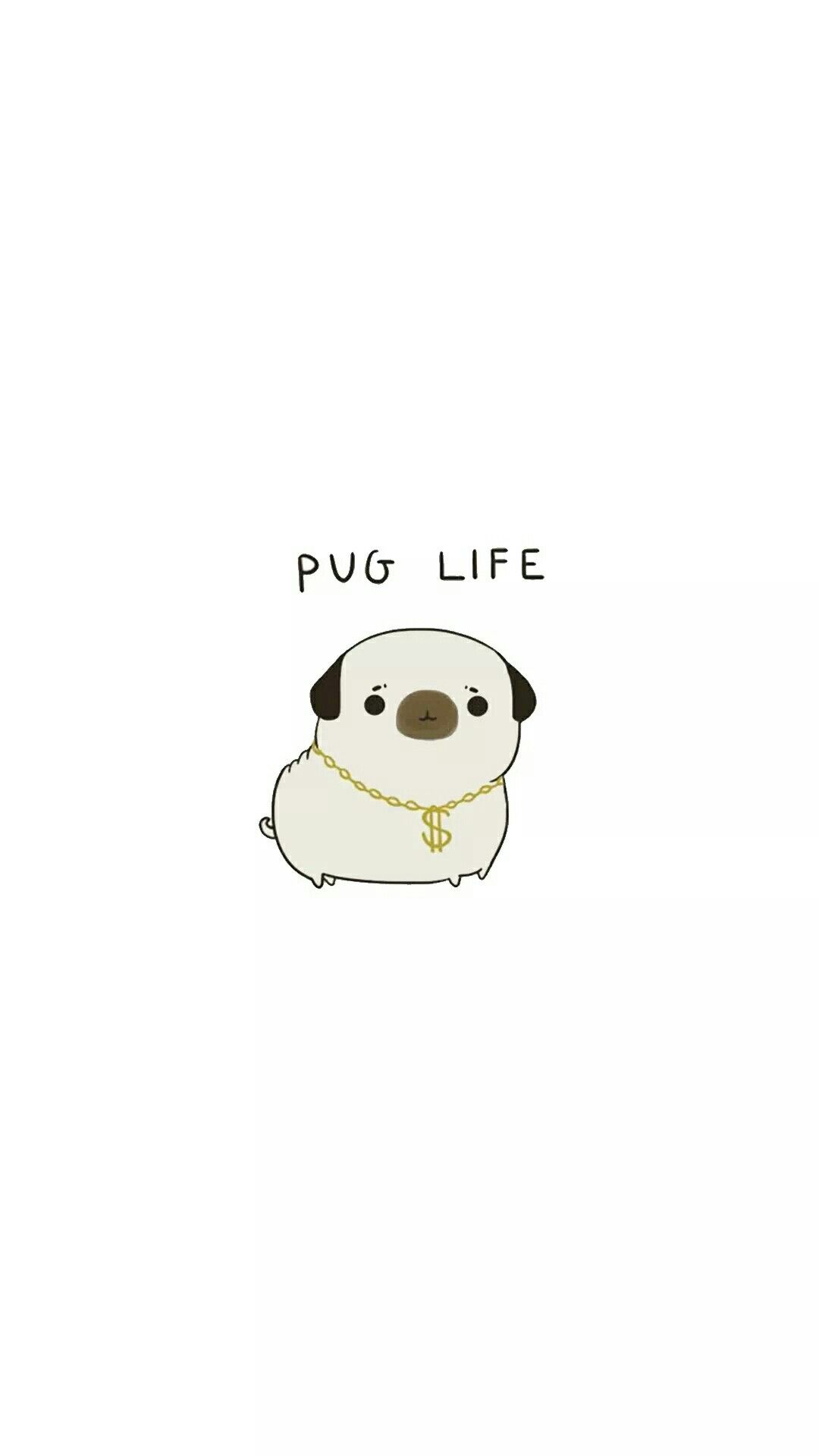 Pug Life /. Wallpaper iphone cute, Cute cartoon wallpaper, Pug