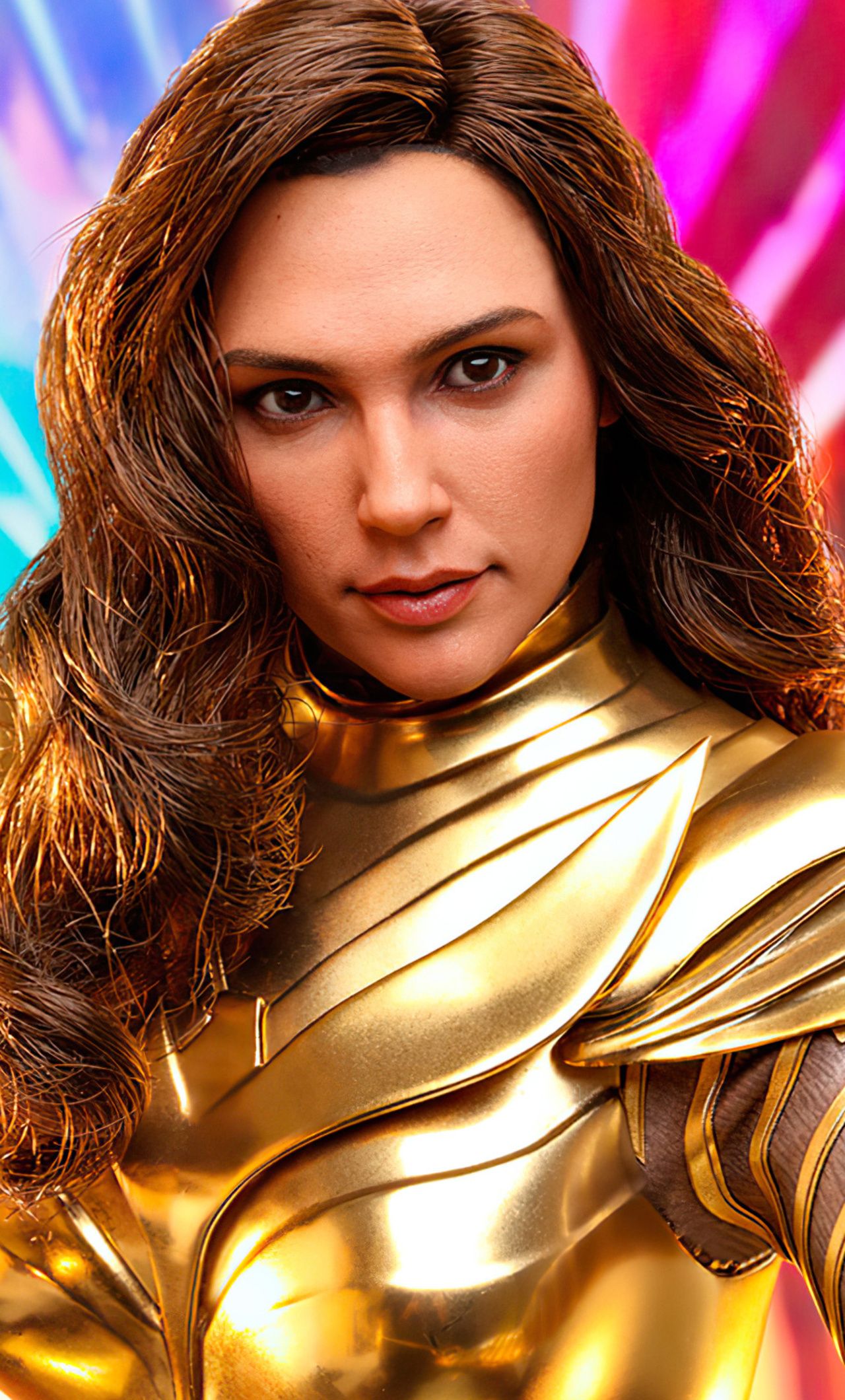 Wonder Woman 1984 Golden Armor iPhone HD 4k