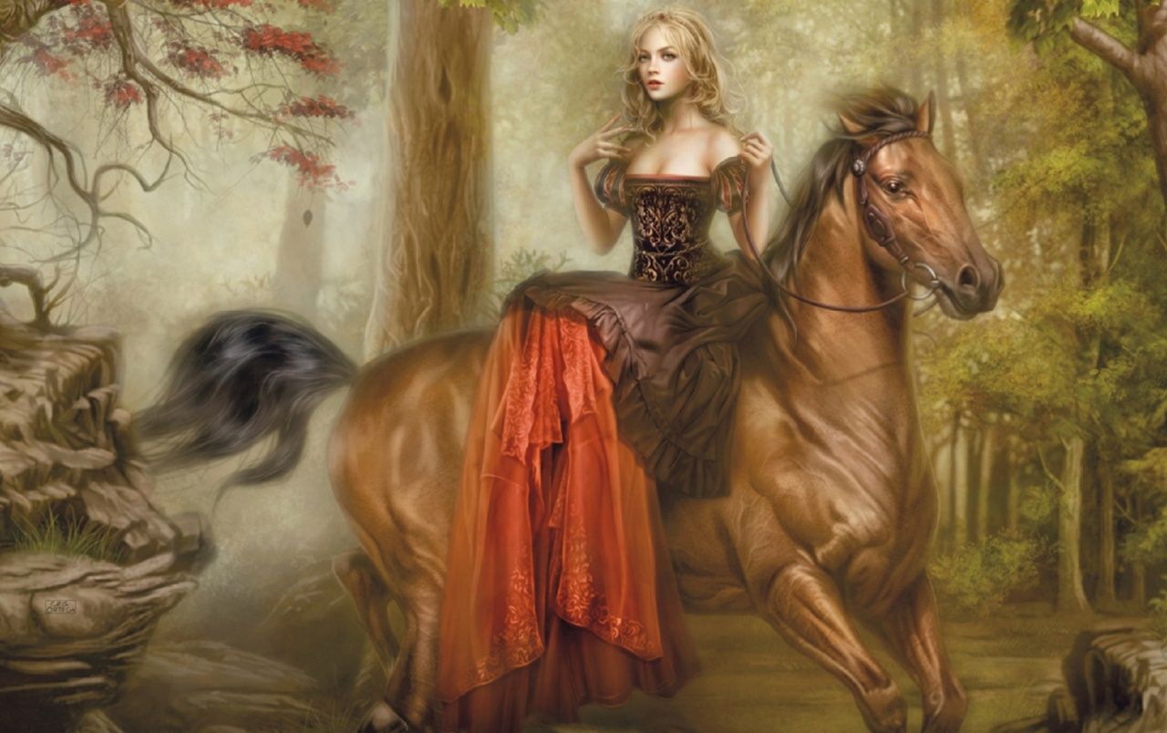 Woman & Horse wallpaper. Woman & Horse