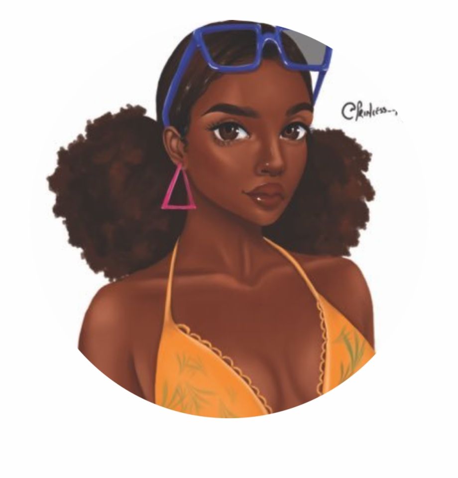 Hey Black Girl In 2018 Black Girl Drawing. Transparent PNG Download