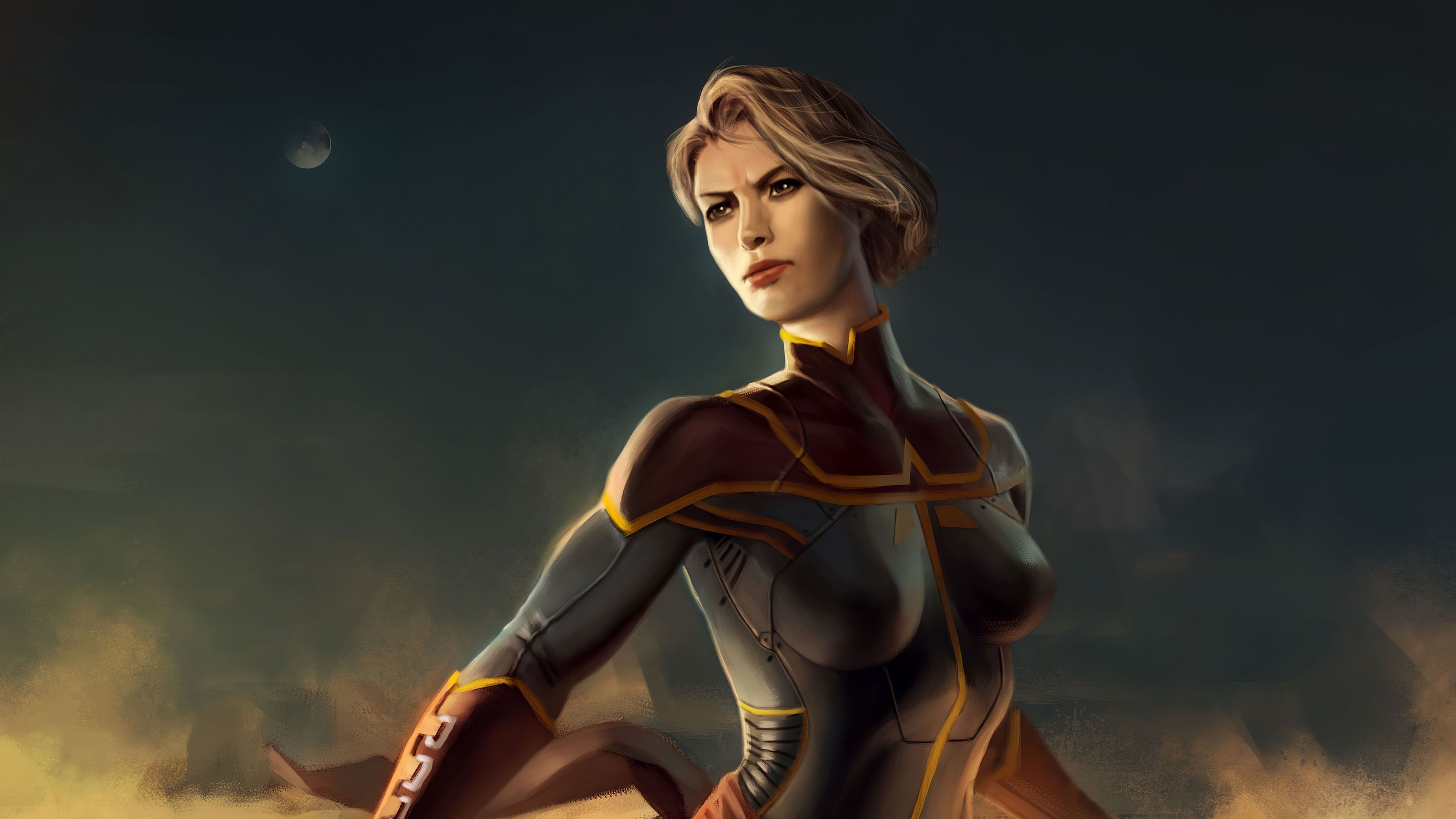 Captain Marvel Women 4k, HD Superheroes, 4k Wallpaper, Image