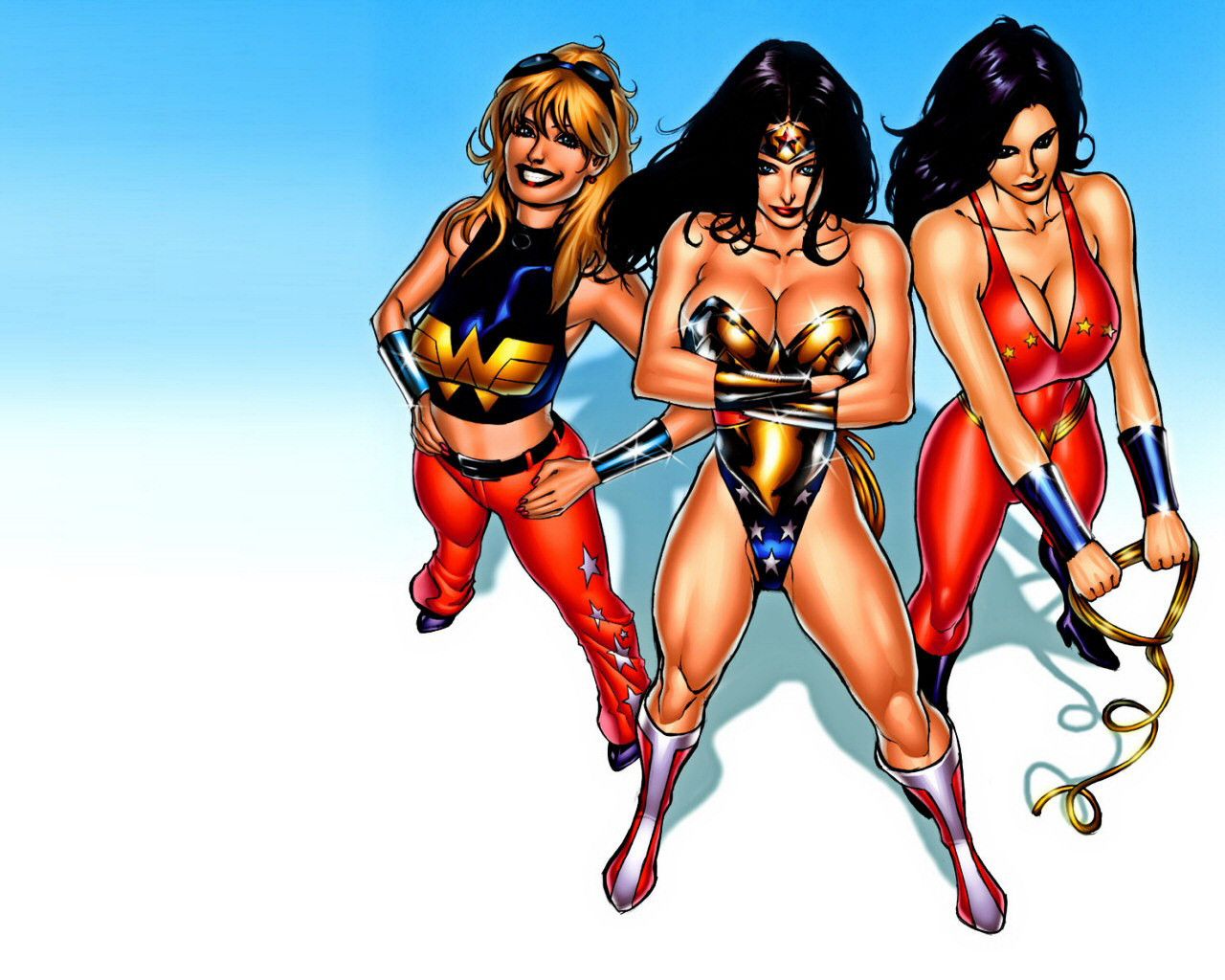 Free download DC Comics image Wonder Woman Wonder Girls HD
