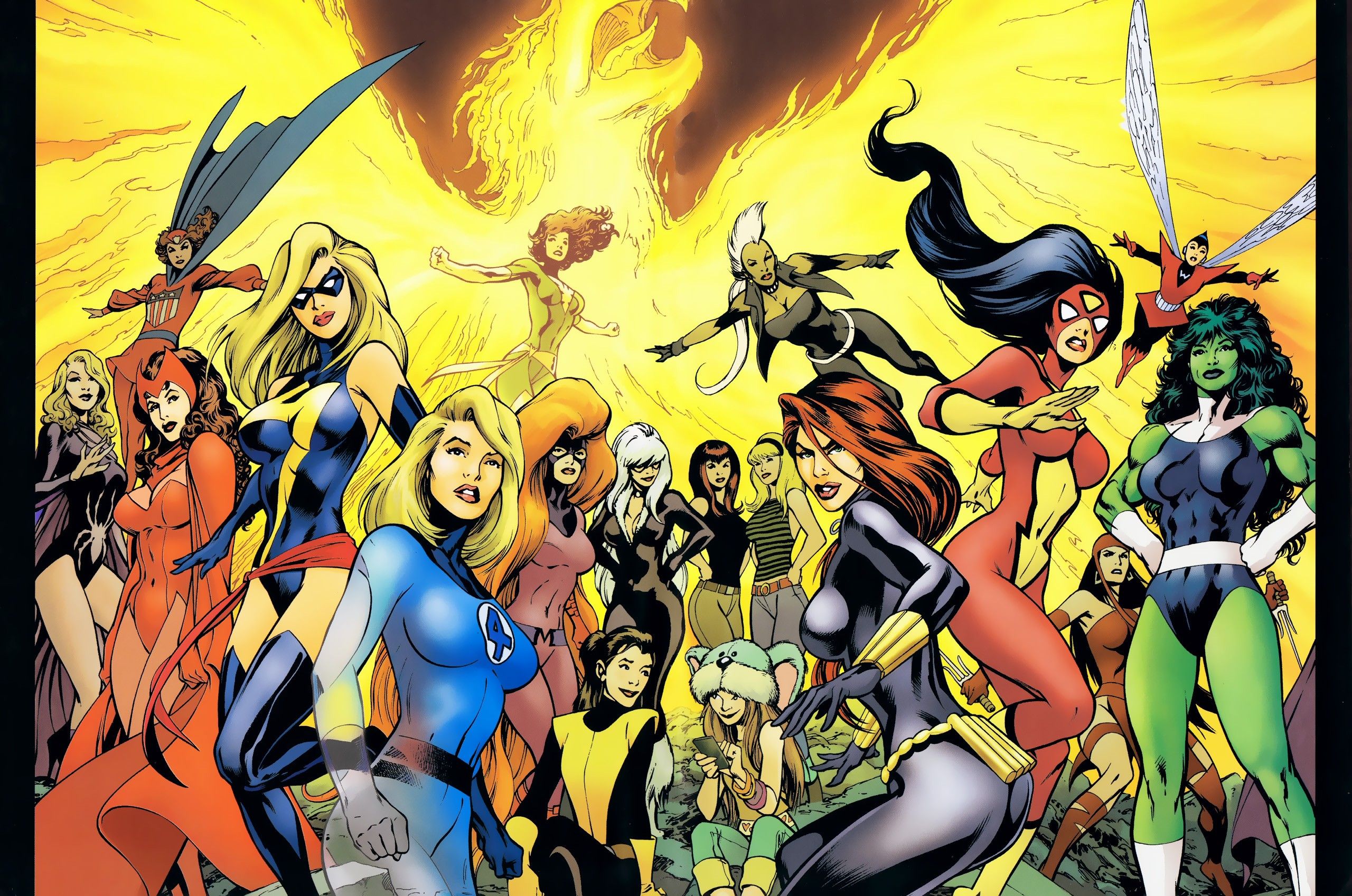 Marvel Girls Wallpaper