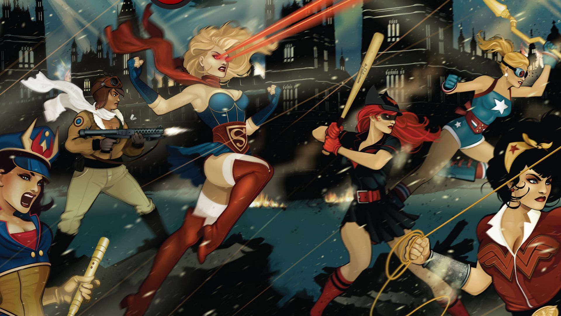 DC bombshells HD Wallpaper