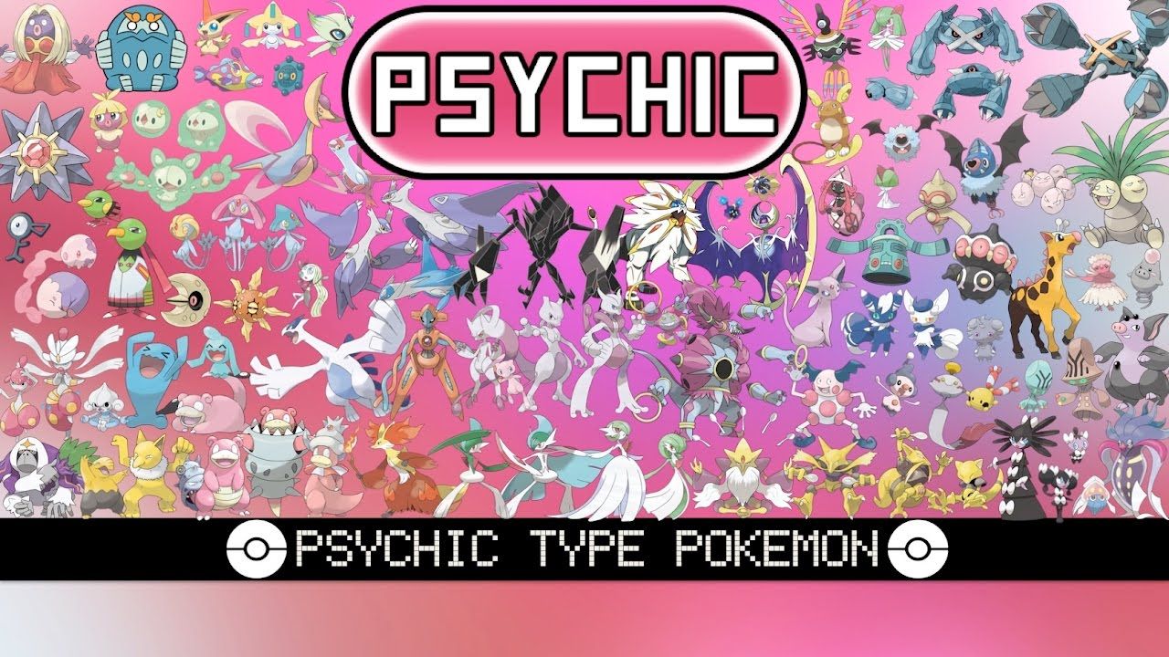 All Psychic Type Pokémon