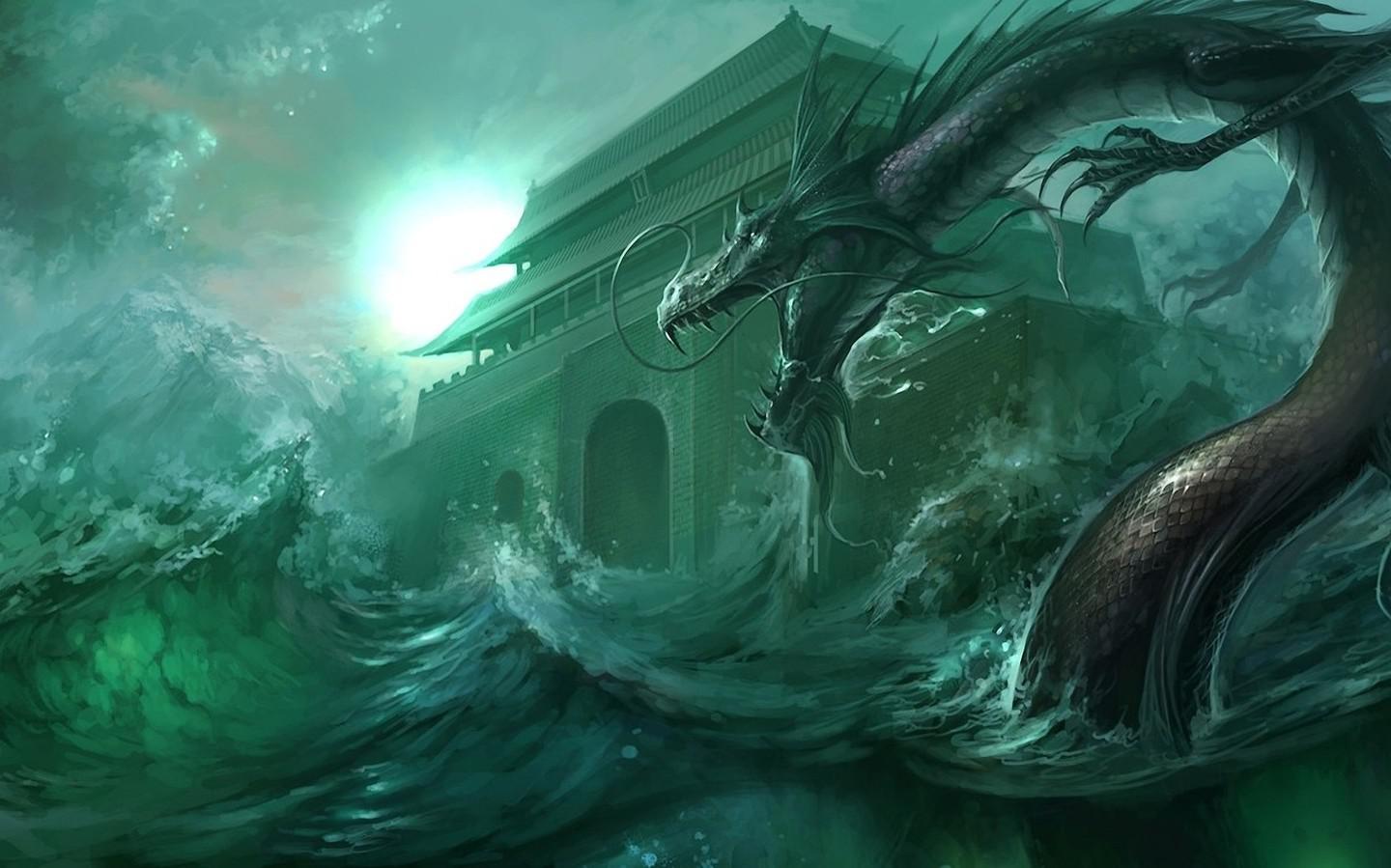 Water Dragon Wallpaper. Tatoo Picture Ideas