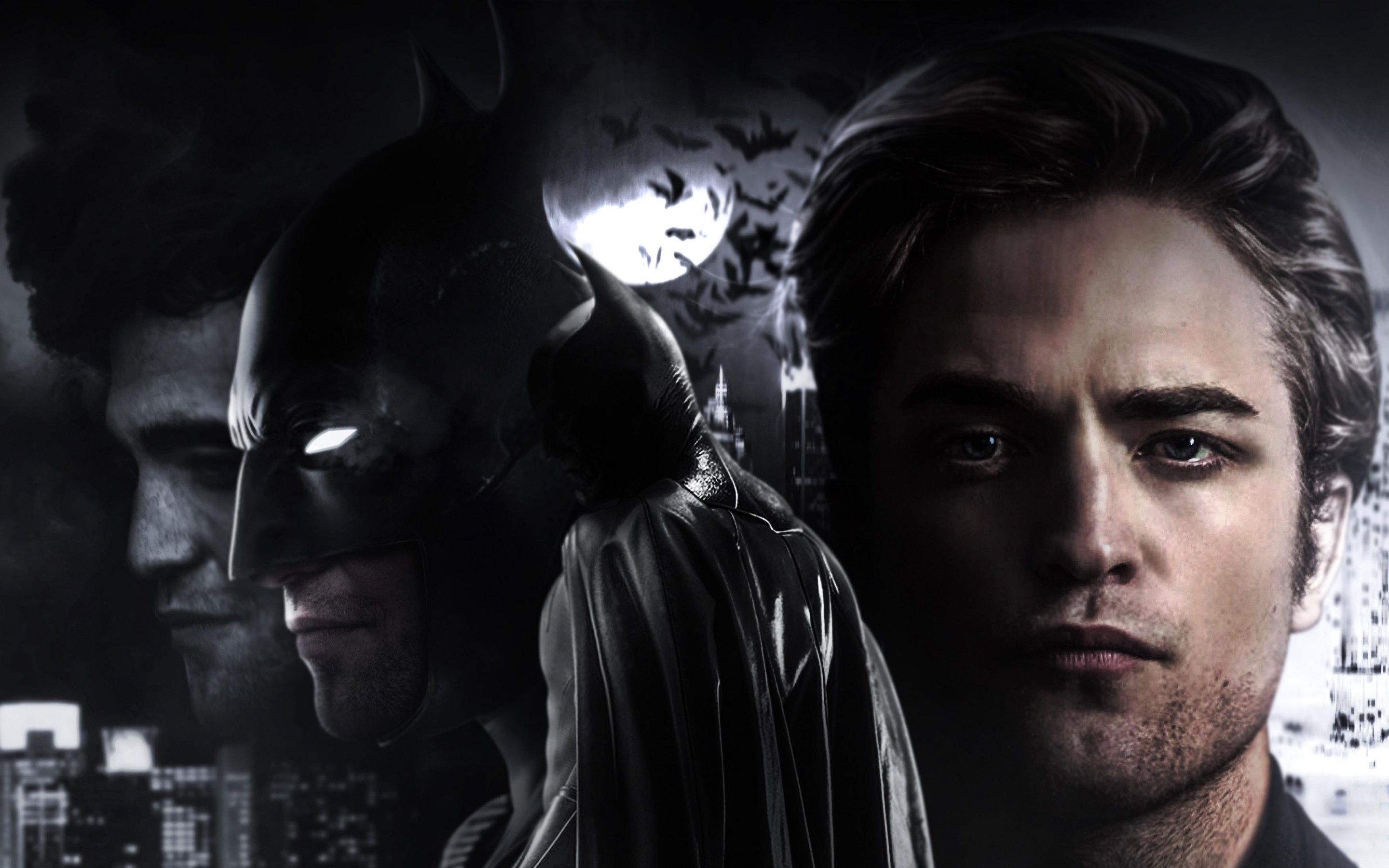 The Batman 4K Wallpaper, Robert Pattinson, 2021 Movies, DC Comics