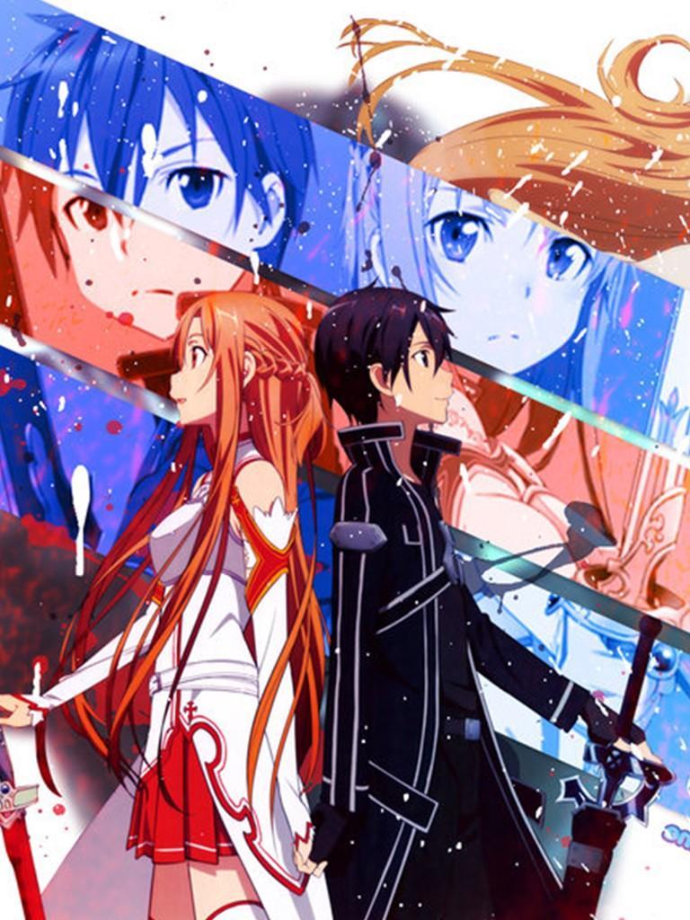 Kirito x Asuna SAO Art Wallpaper for Android