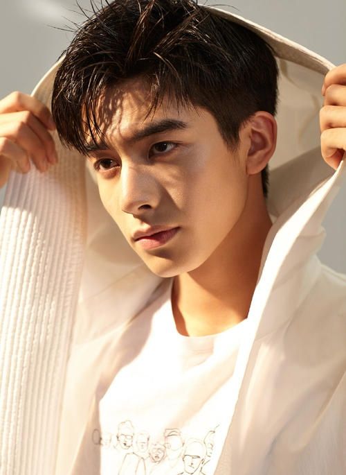 Song Weilong in school uniform