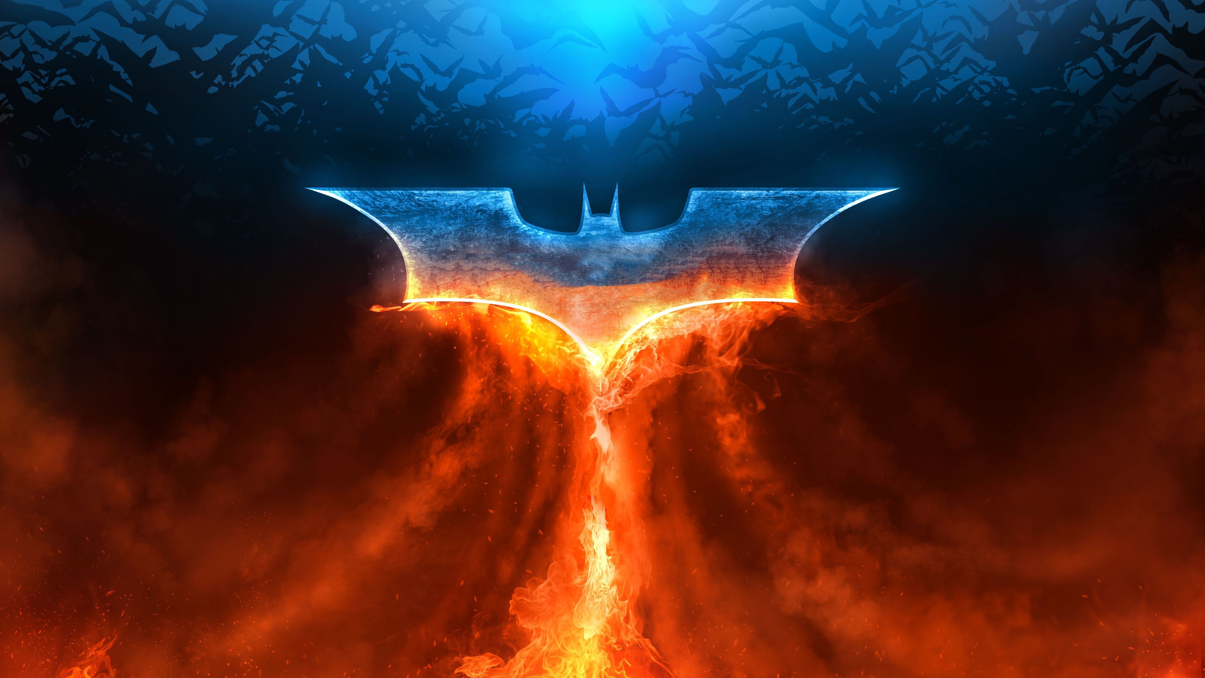 Batman Fire Rise Logo 4k superheroes wallpaper, logo wallpaper, hd- wallpaper, batman wallpaper, 5k wallpa. Batman wallpaper, Creative graphics, Batman artwork