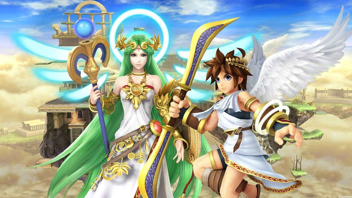 Pit And Palutena Wallpaper 2 By Weissdrum Kid Icarus