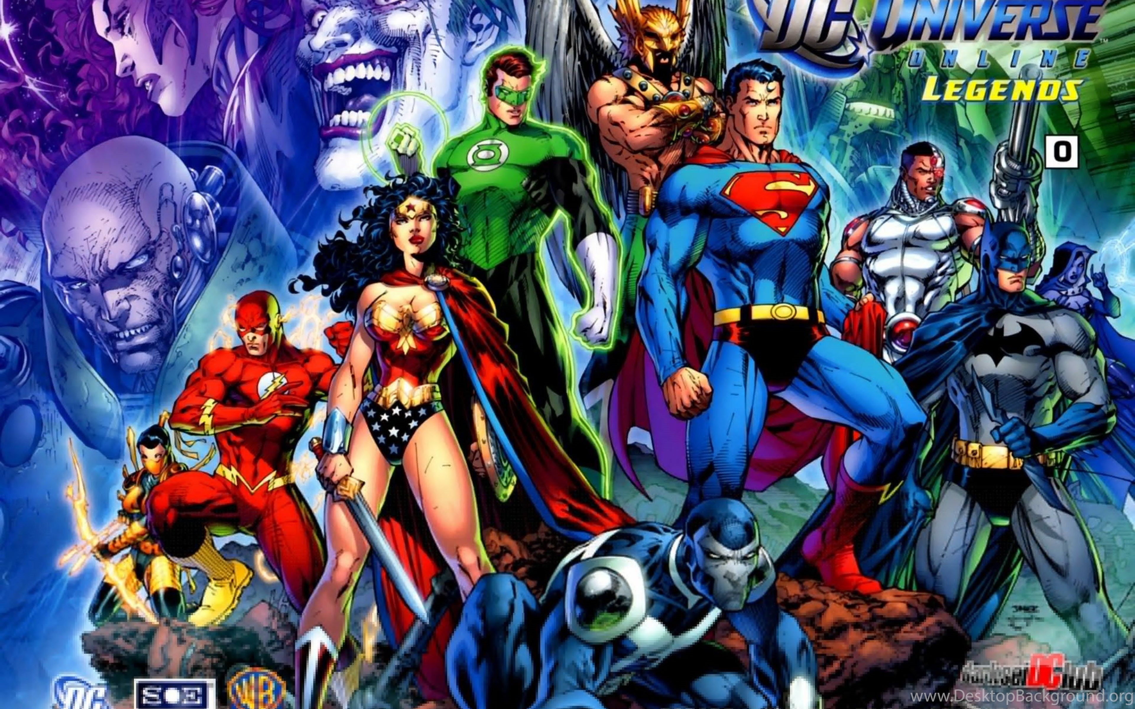 Dc comics Justice league Superheroes Comics Wallpaper Desktop