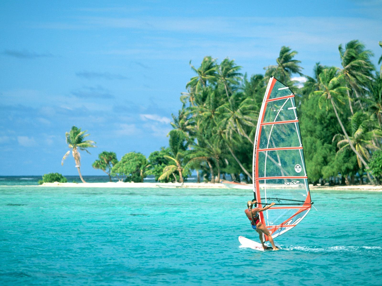 Tahiti. Beauty Places. Windsurfing, Tahiti, Tahiti