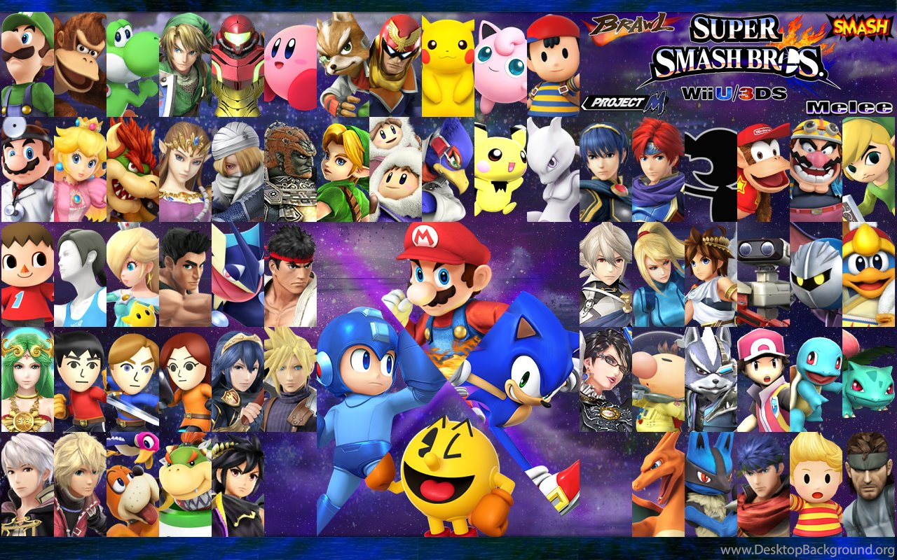 Super Smash Bros. Wii U 3DS Wallpaper By PacDuck