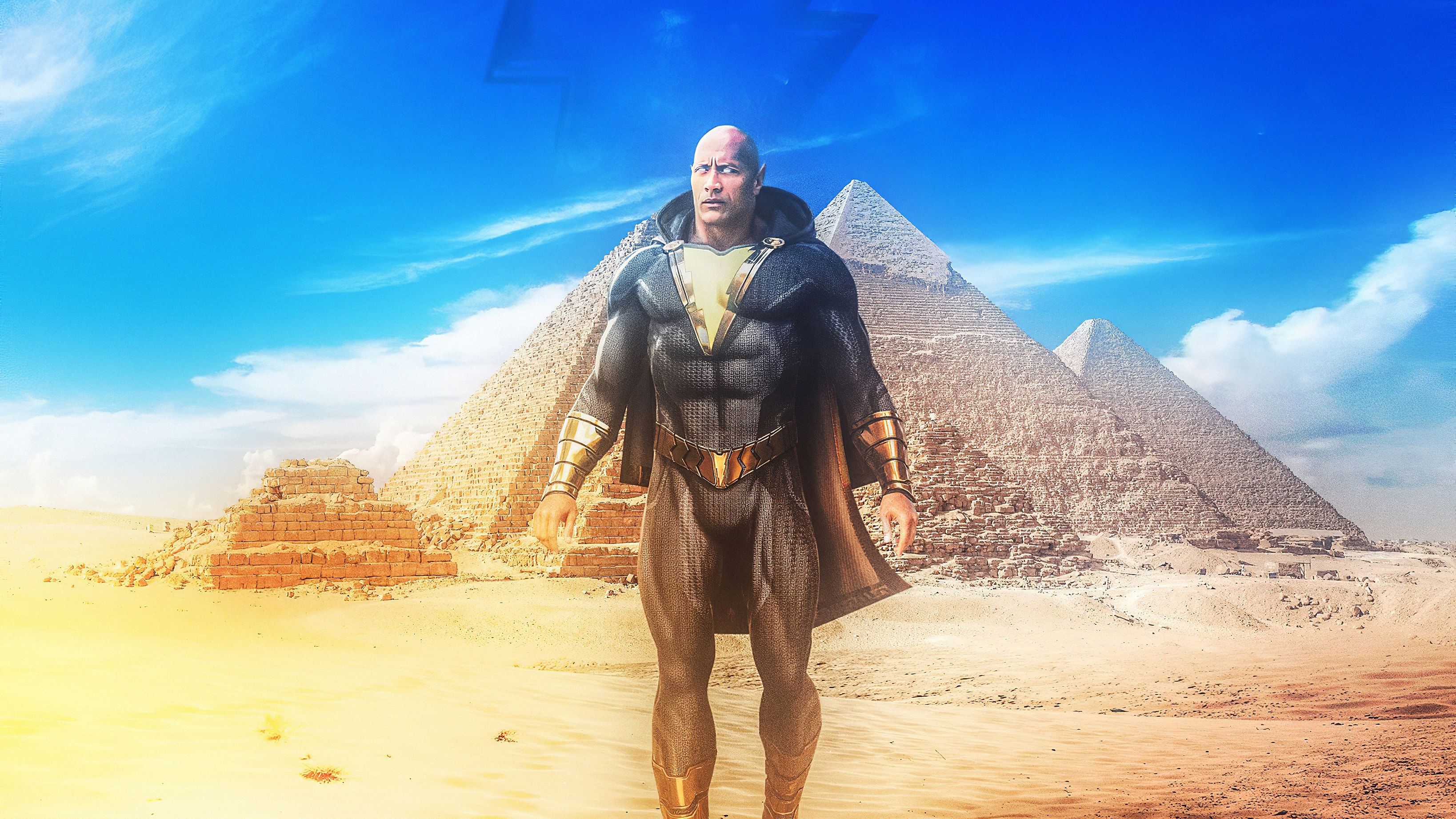 Black Adam Rock, HD Superheroes, 4k Wallpaper, Image