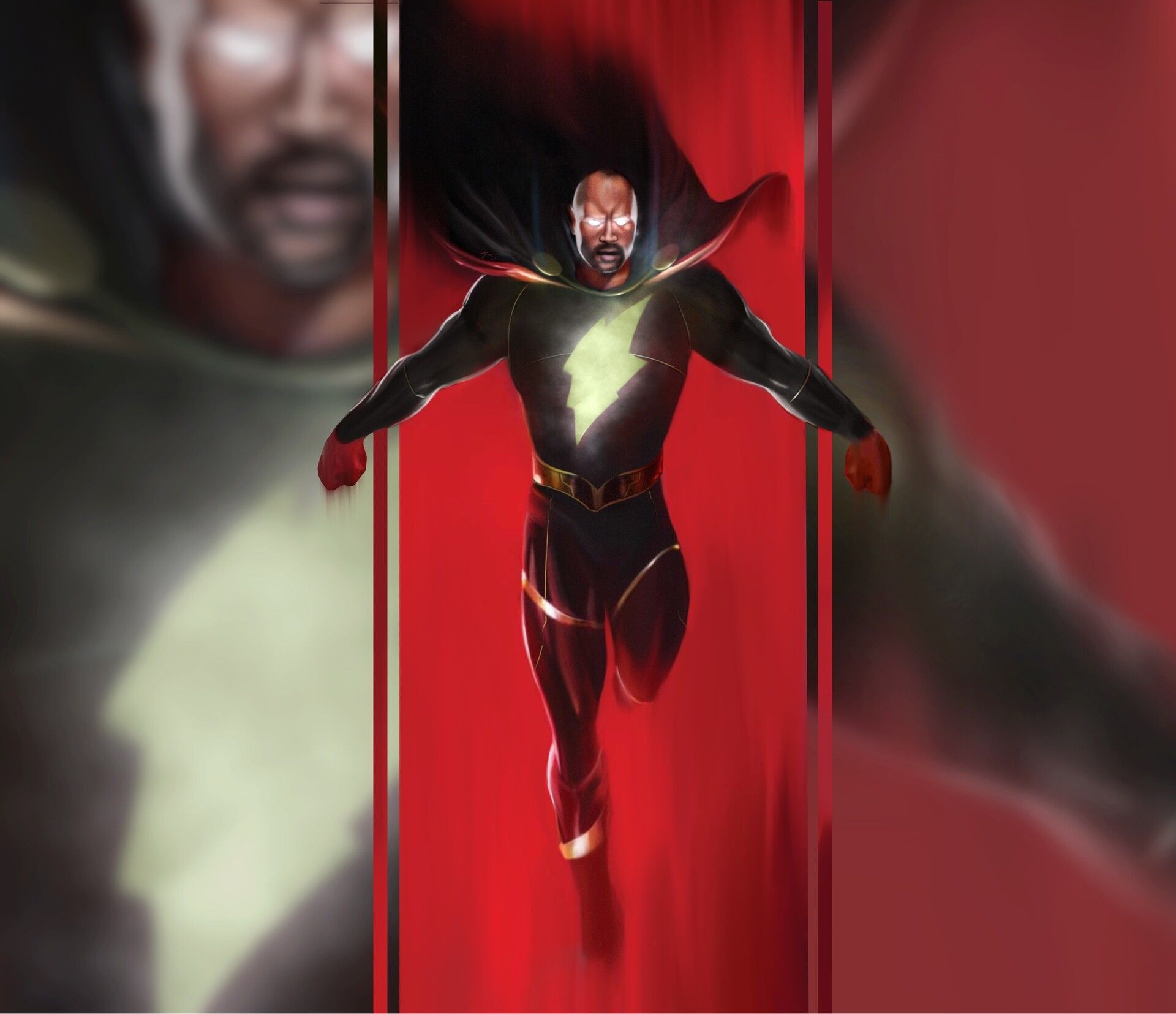 Black Adam The Rock Art 2020 Wallpaper, HD Movies 4K Wallpaper, Image, Photo and Background