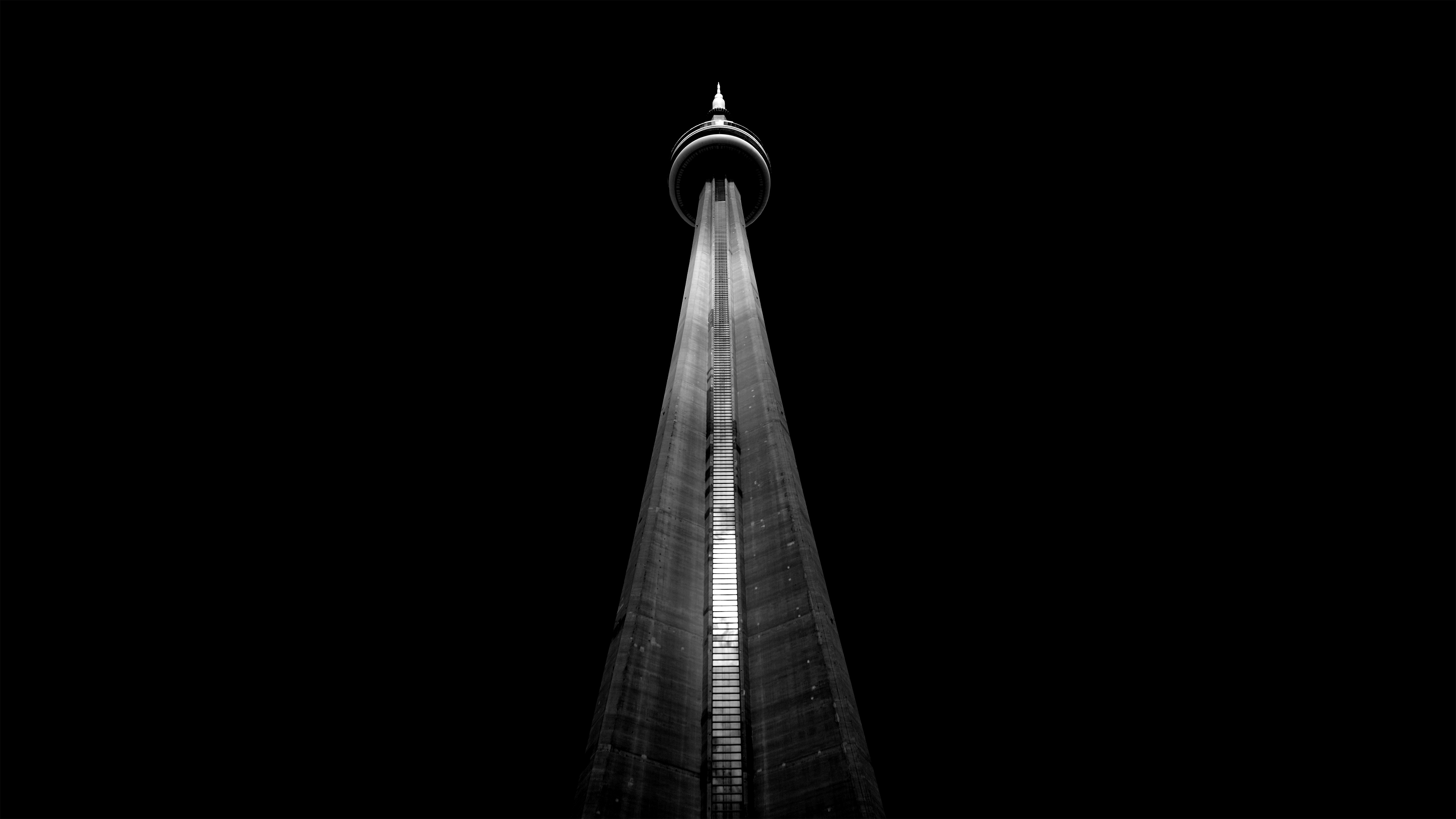 #Toronto, #simple, #Canada, #minimalism, #monochrome