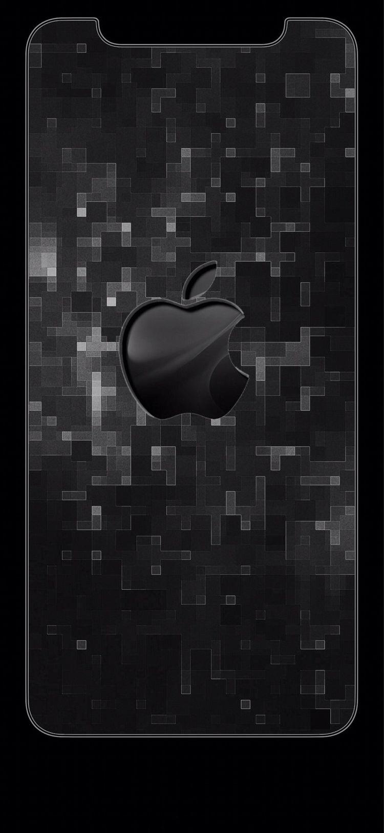 Black Apple. iPhone X Wallpaper X Wallpaper HD