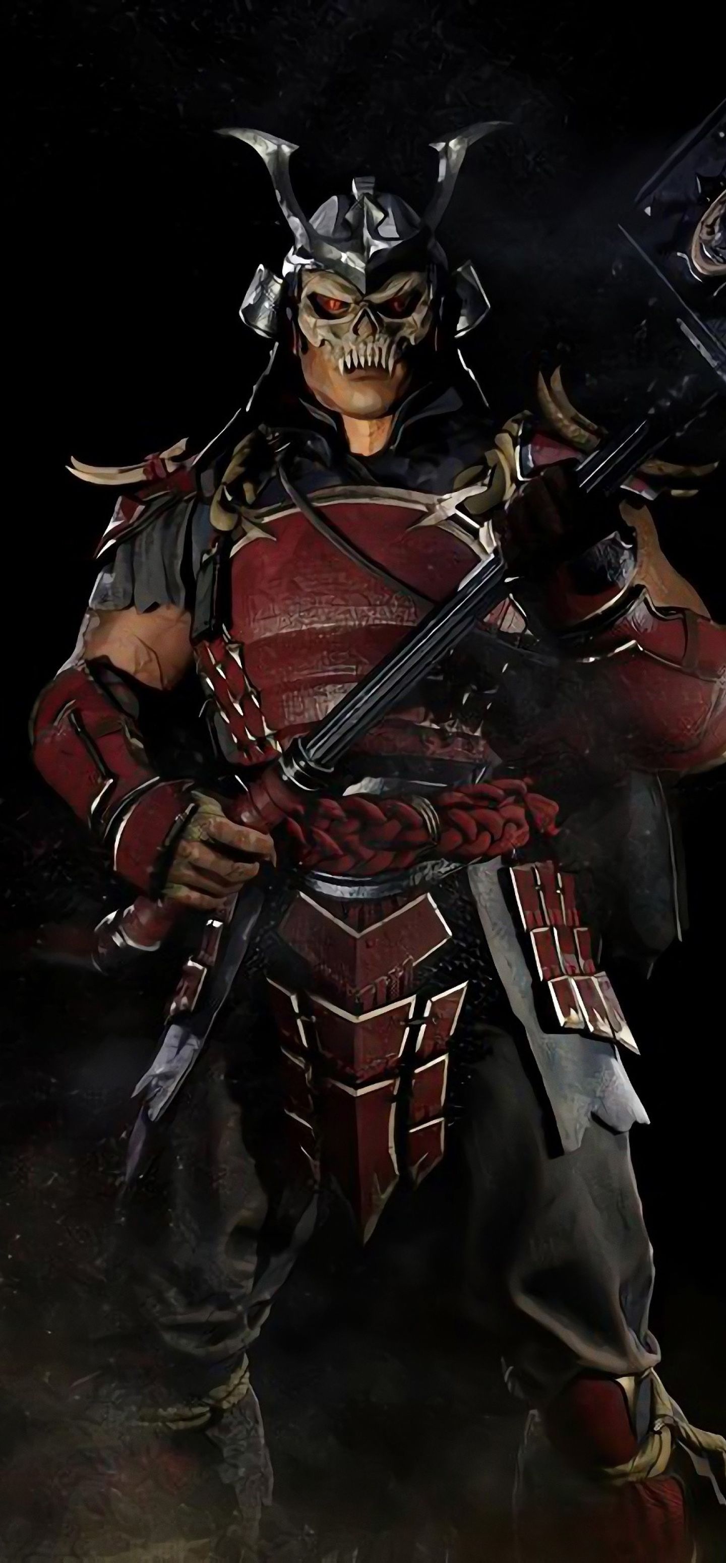 Shao Kahn in Mortal Kombat 11 1440x3100 Resolution