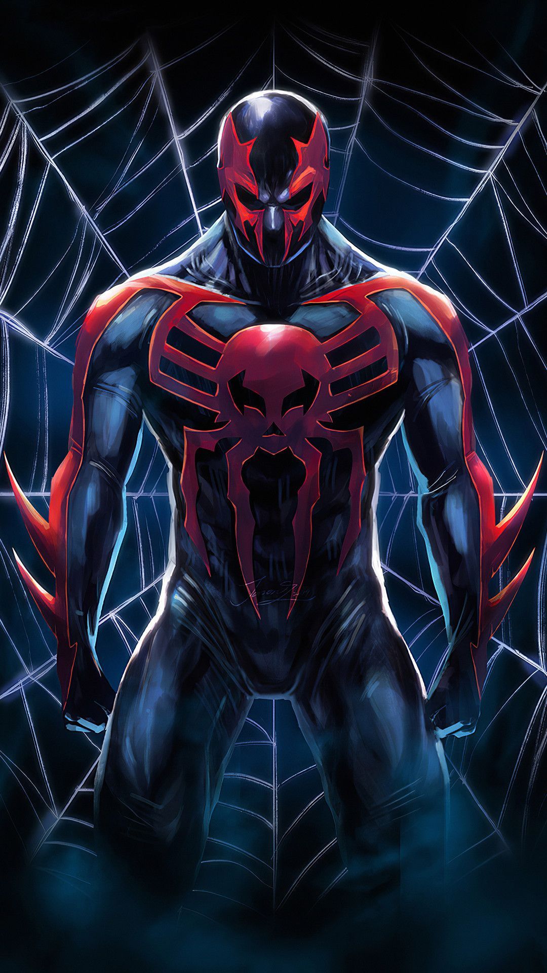 Spiderman2099 Art Mobile Wallpaper iPhone, Android, Samsung