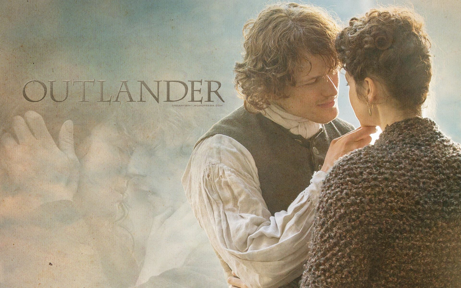 New Jamie & Claire Outlander Wallpaper Made