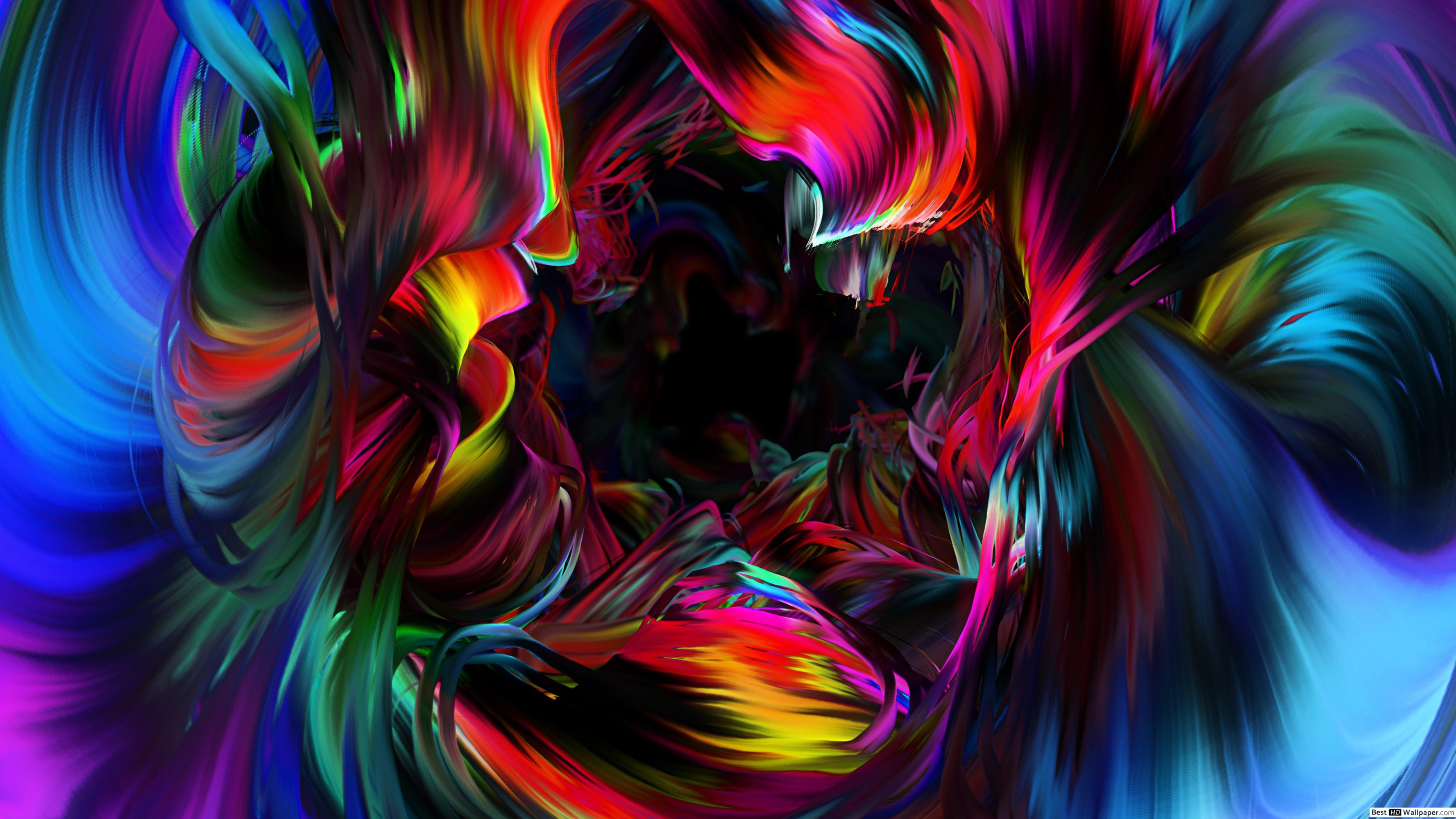 Vibrant abstract art HD wallpaper download
