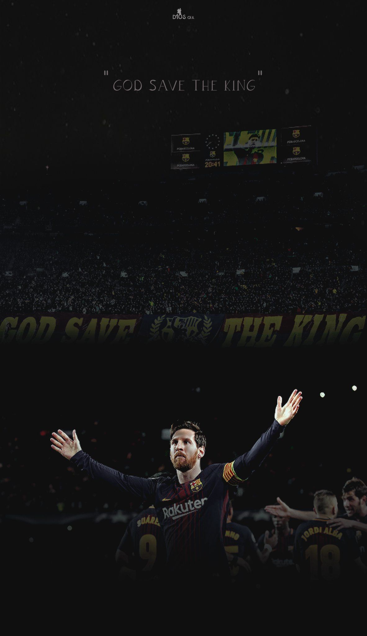 F14 Save The King #Messi Wallpaper