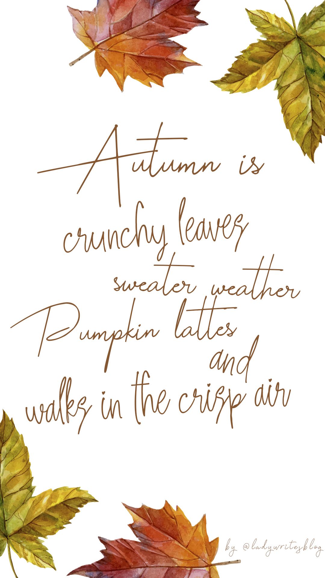 Thoughts Everyone Has During Autumn (And 5 Free Autumn Wallpaper!)