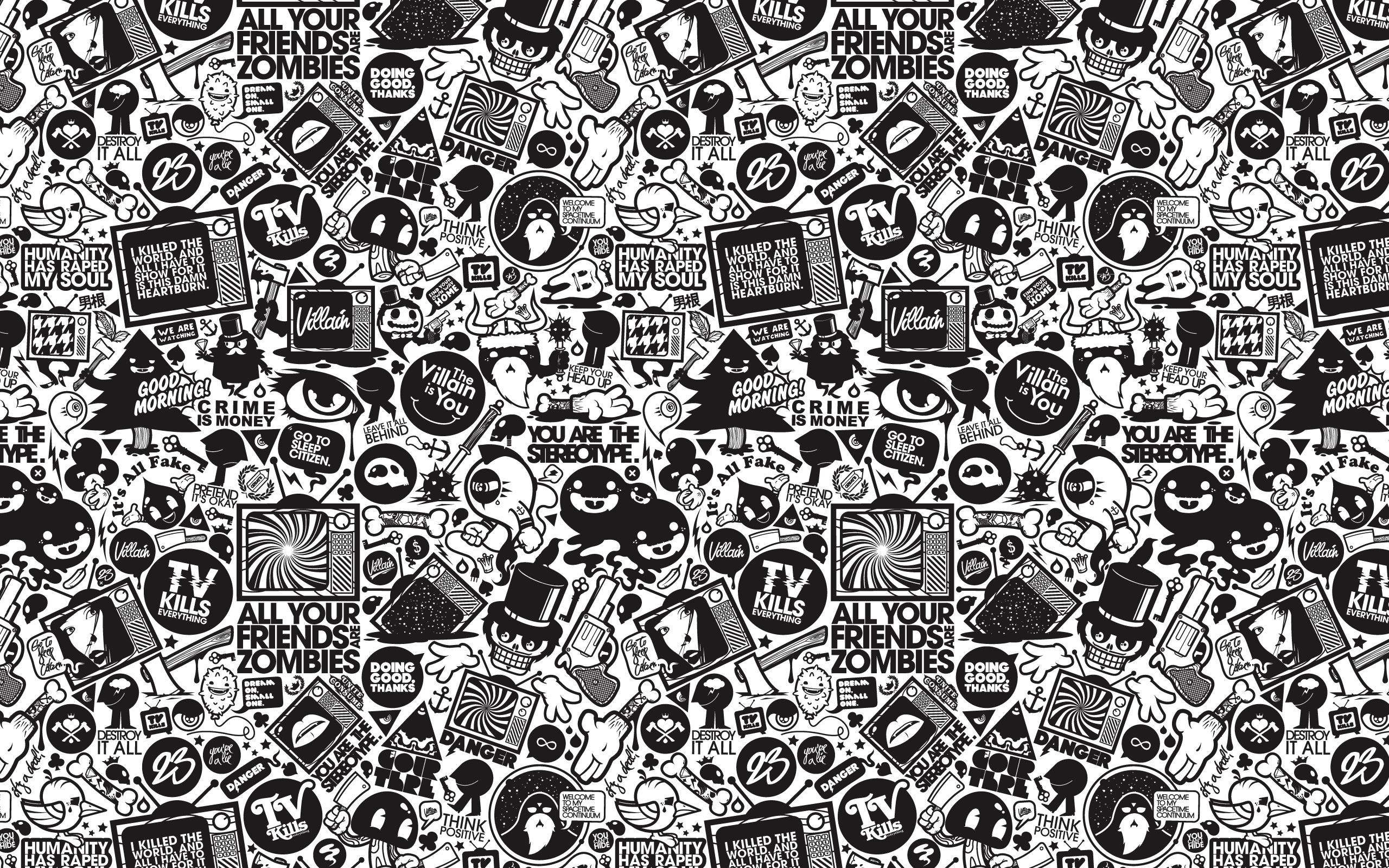 Black And White Collage Homepage