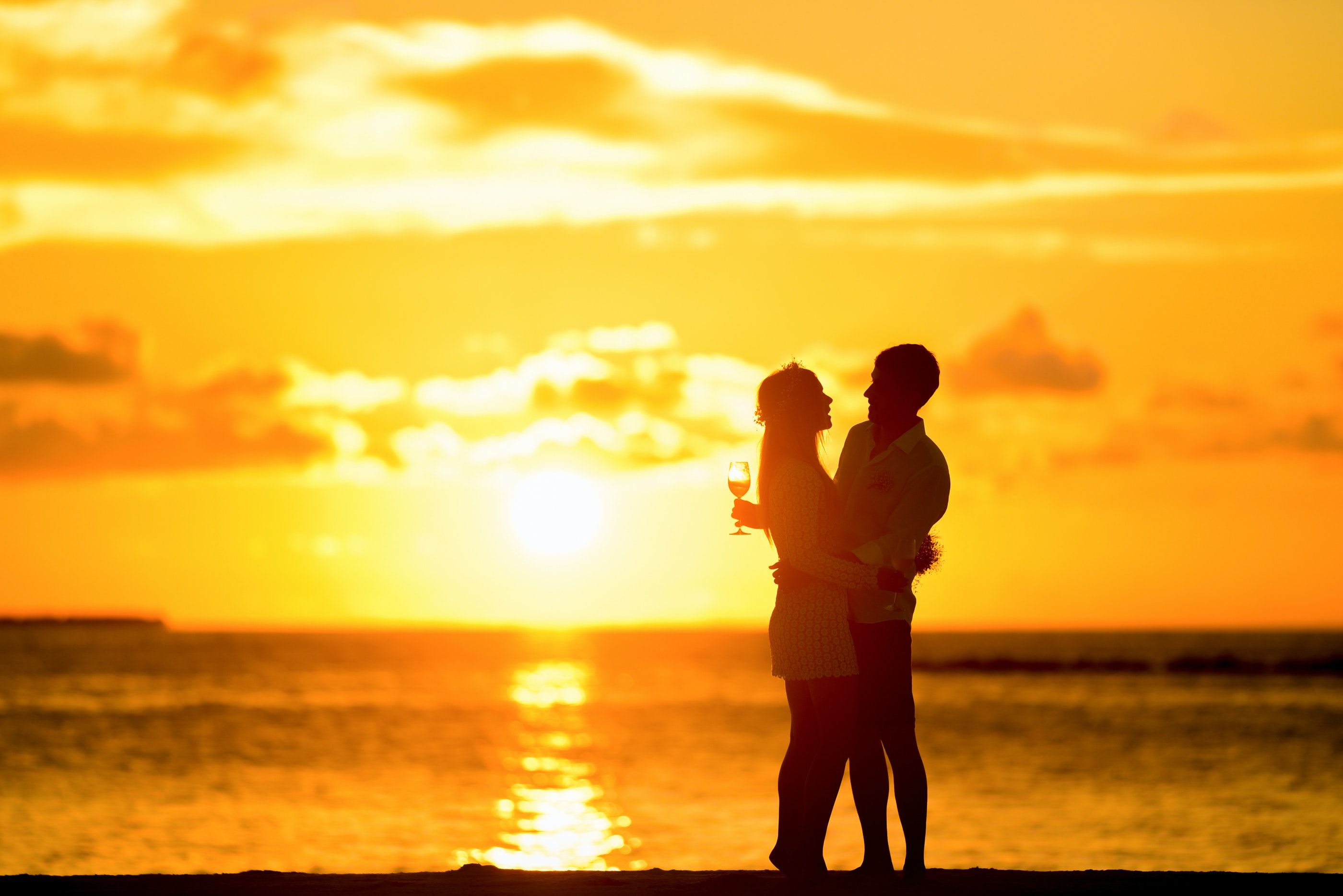 Sunset Couples Wallpapers - Wallpaper Cave