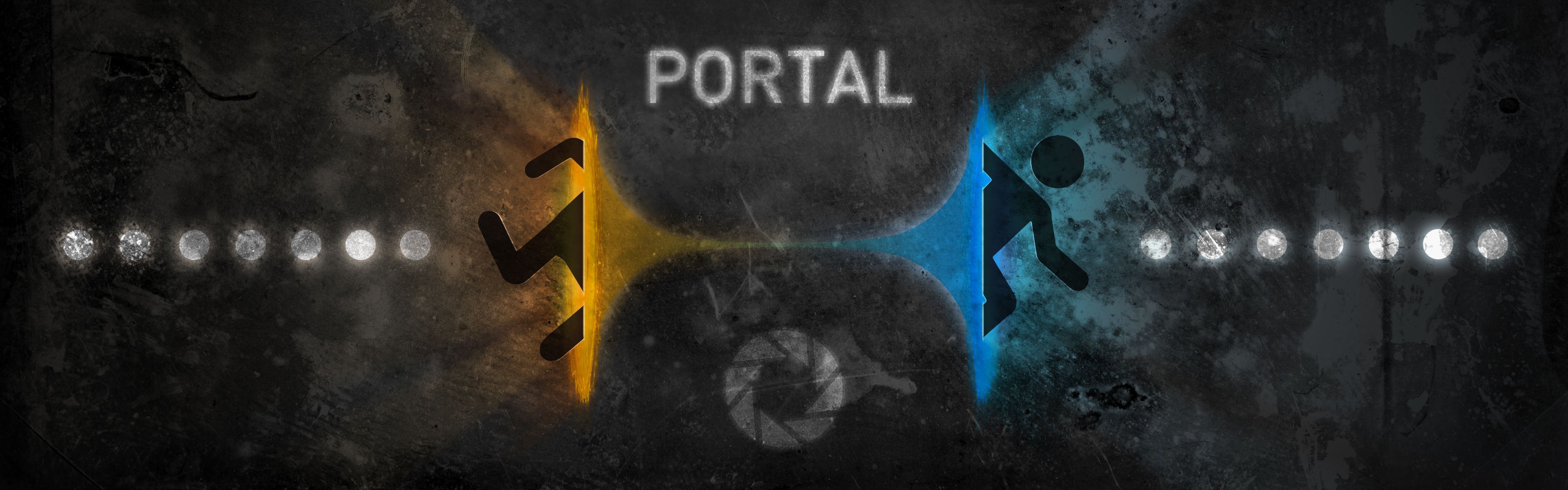 Portal Dual Screen Wallpaper Free Portal Dual Screen